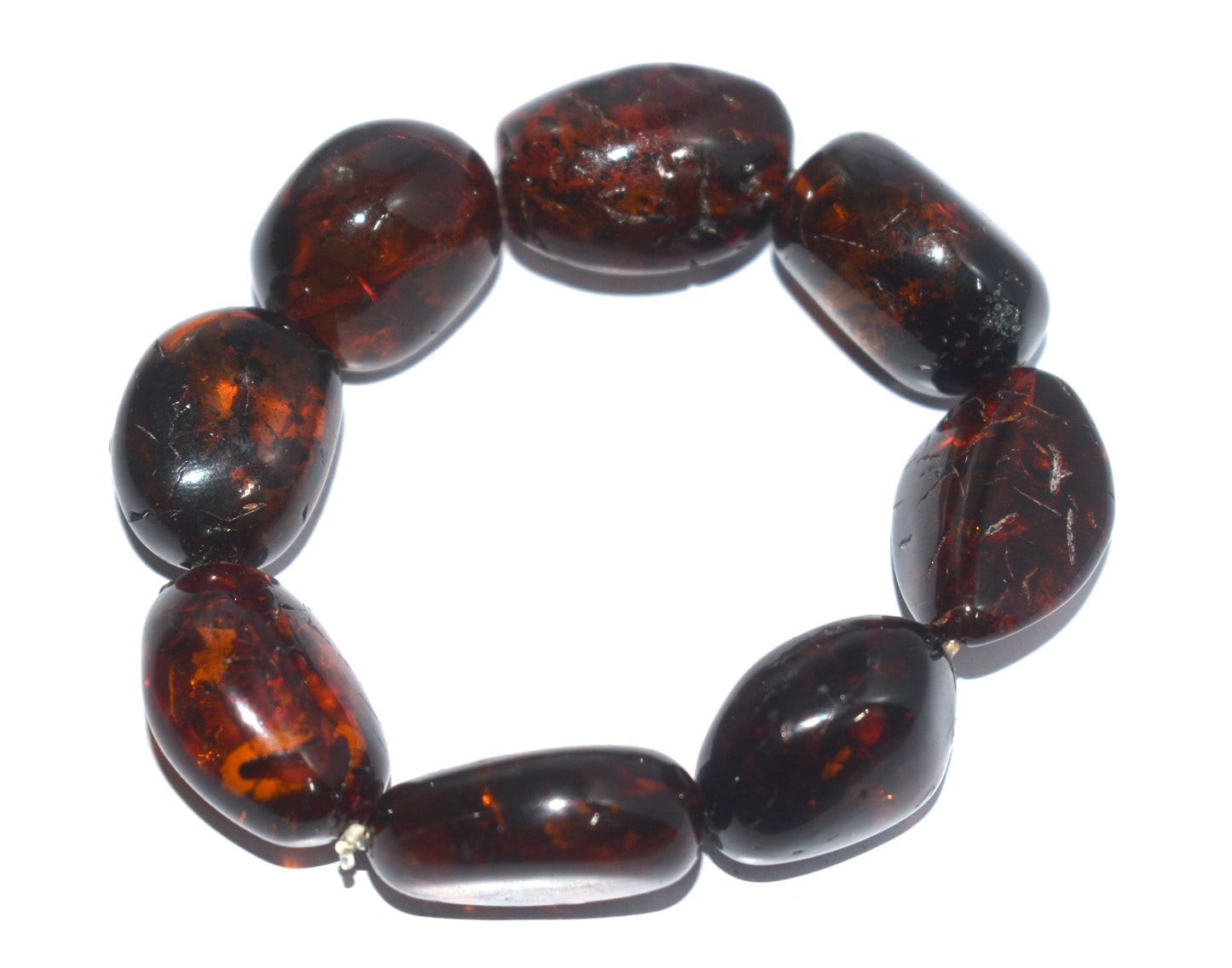 Genuine Big Amber Adjustable Bracelet – Natural Pain Relief Timeless Beauty