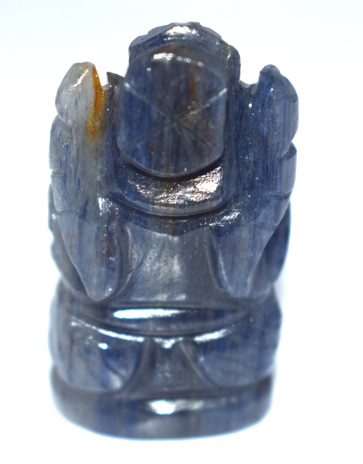 Beautiful Blue Aventurine Ganesh – Tranquility, Confidence & Protection - {Weight- 23.45 Gram} - Size- 1.5x1'' inches