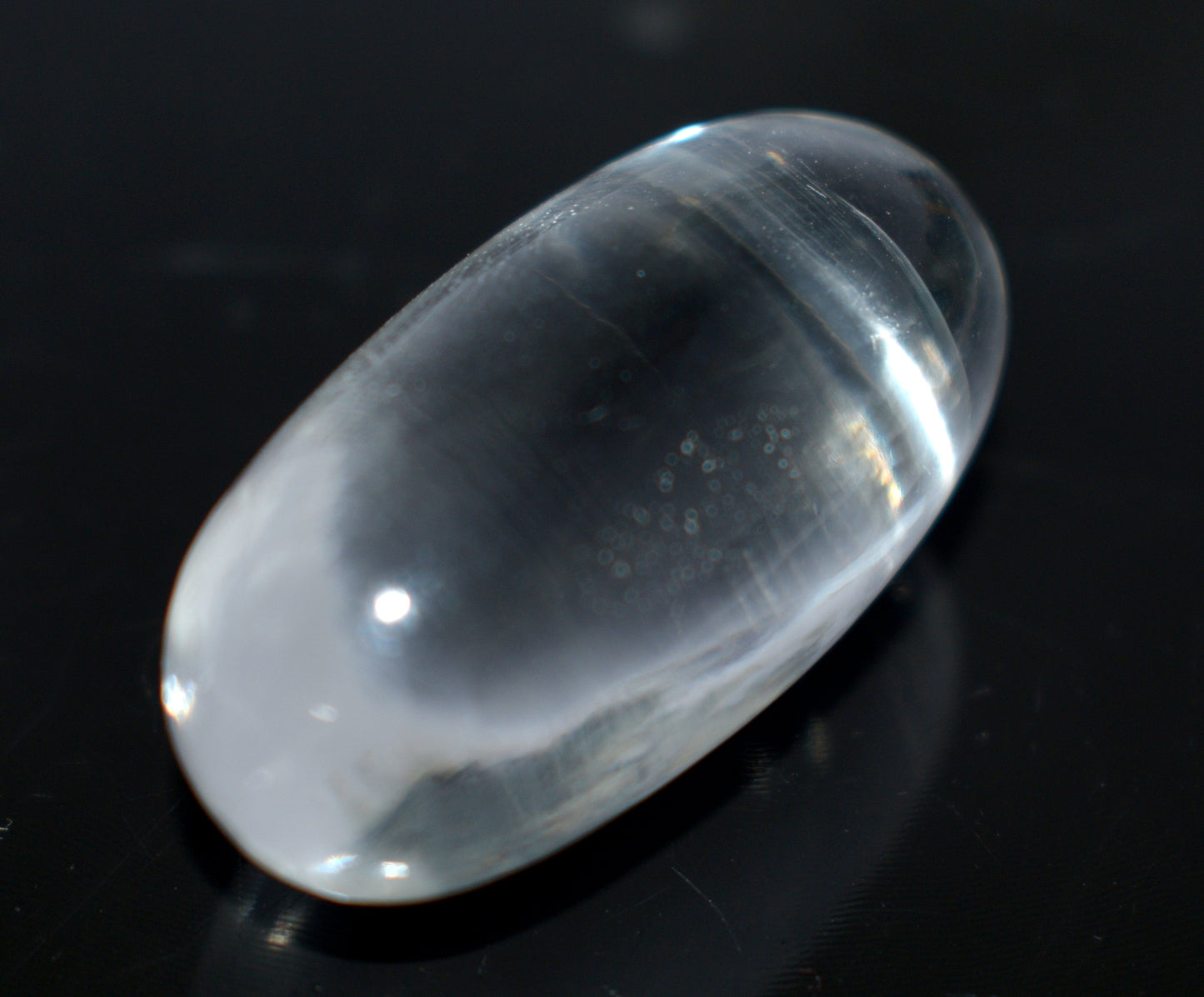 Divine Clear Crystal Shiva Lingam – Energized for Meditation & Healing {Weight- 17.10 Gram}