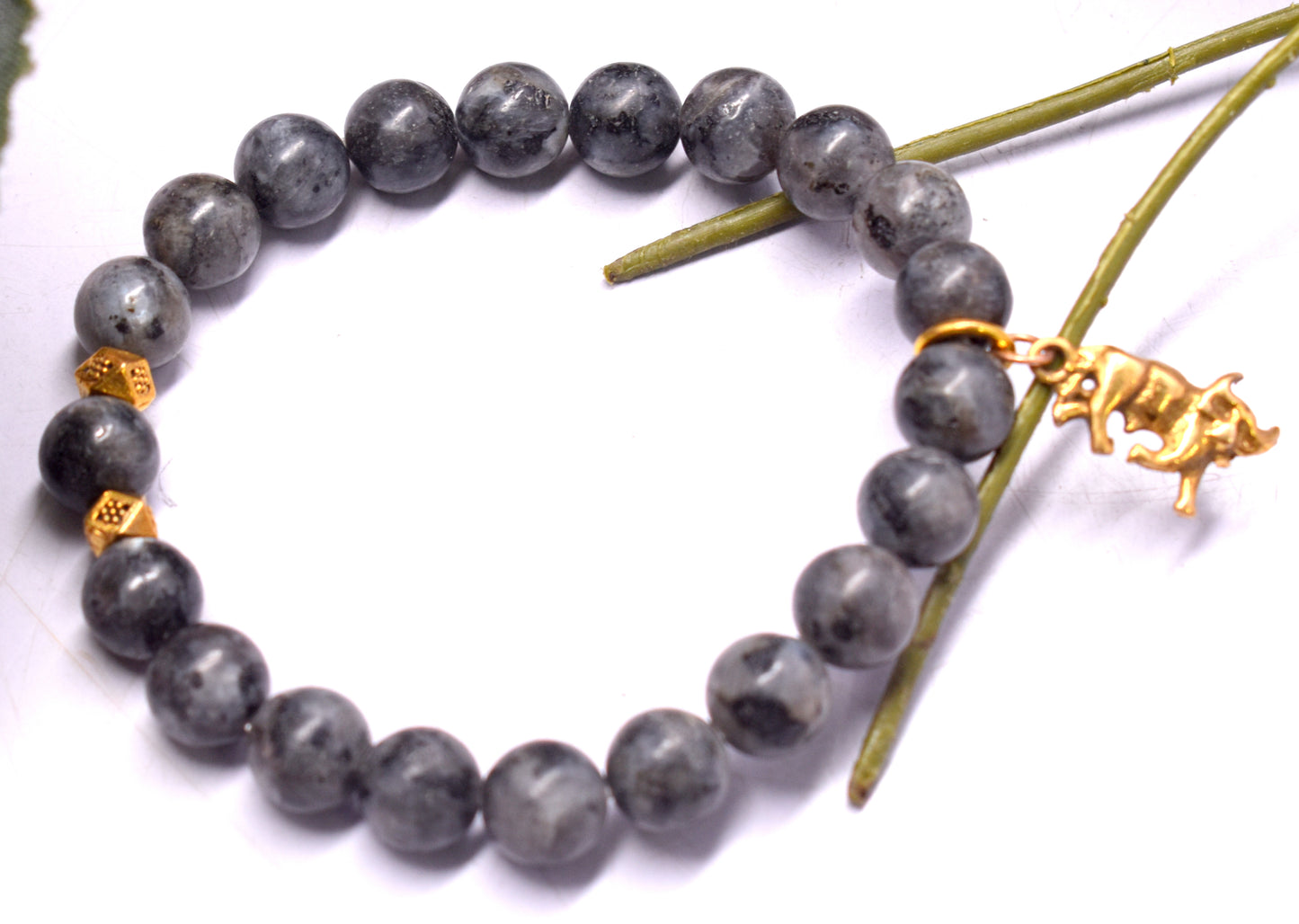 Beautiful Labradorite Bead Bracelet