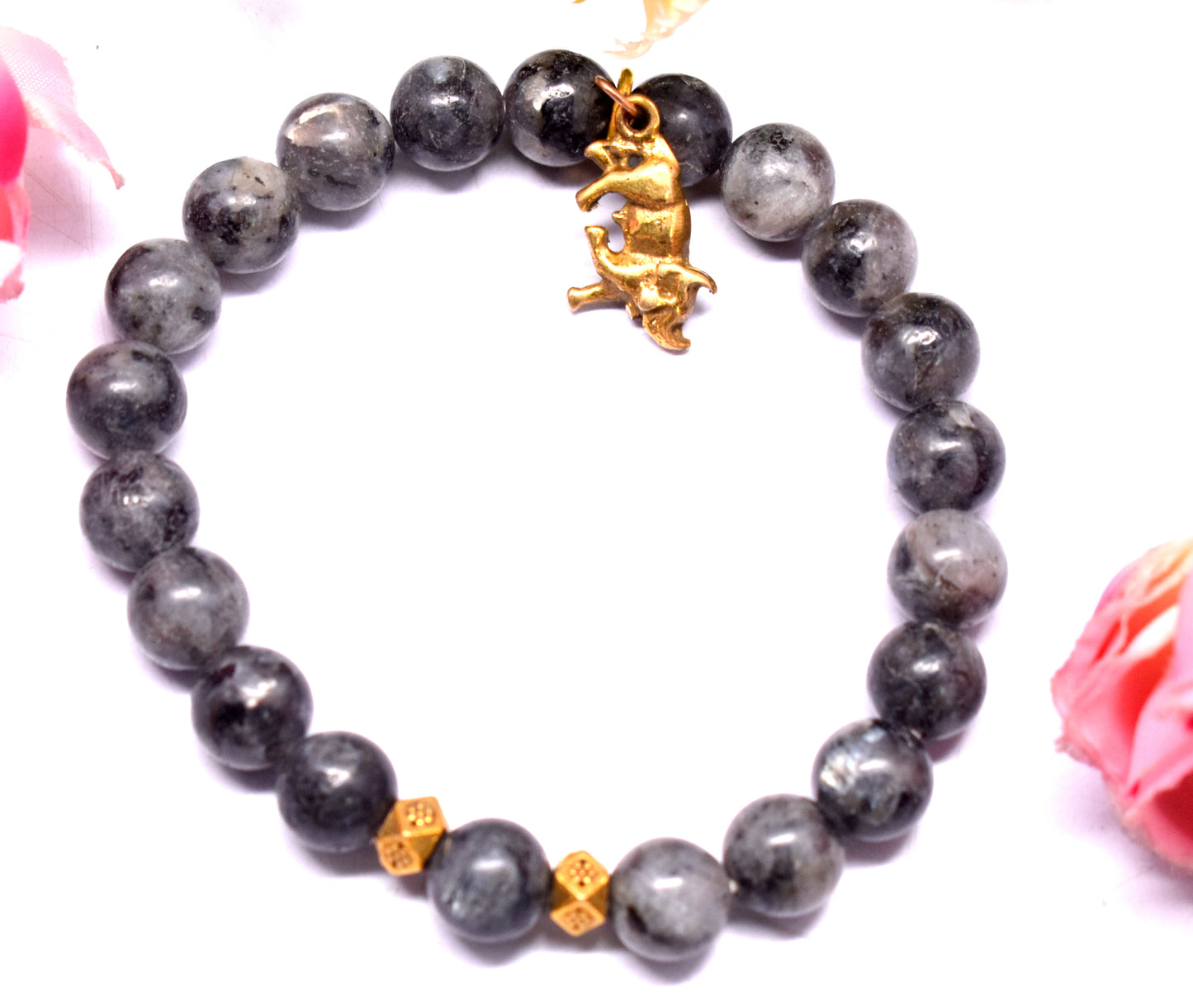 Beautiful Labradorite Bead Bracelet