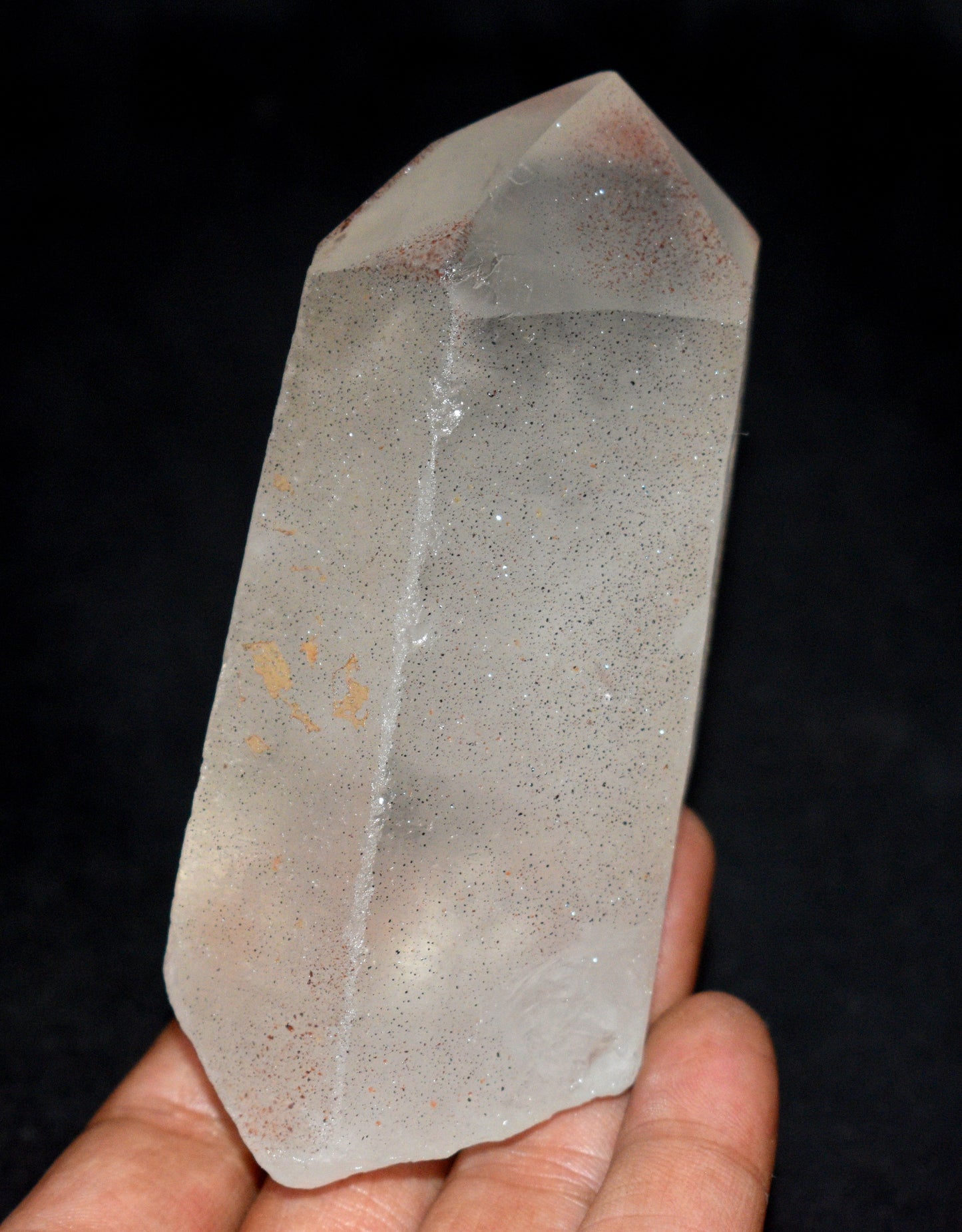 Beautiful Natural Lemurian Crystal – Clear Energizing- {Weight- 368.80 Gram},