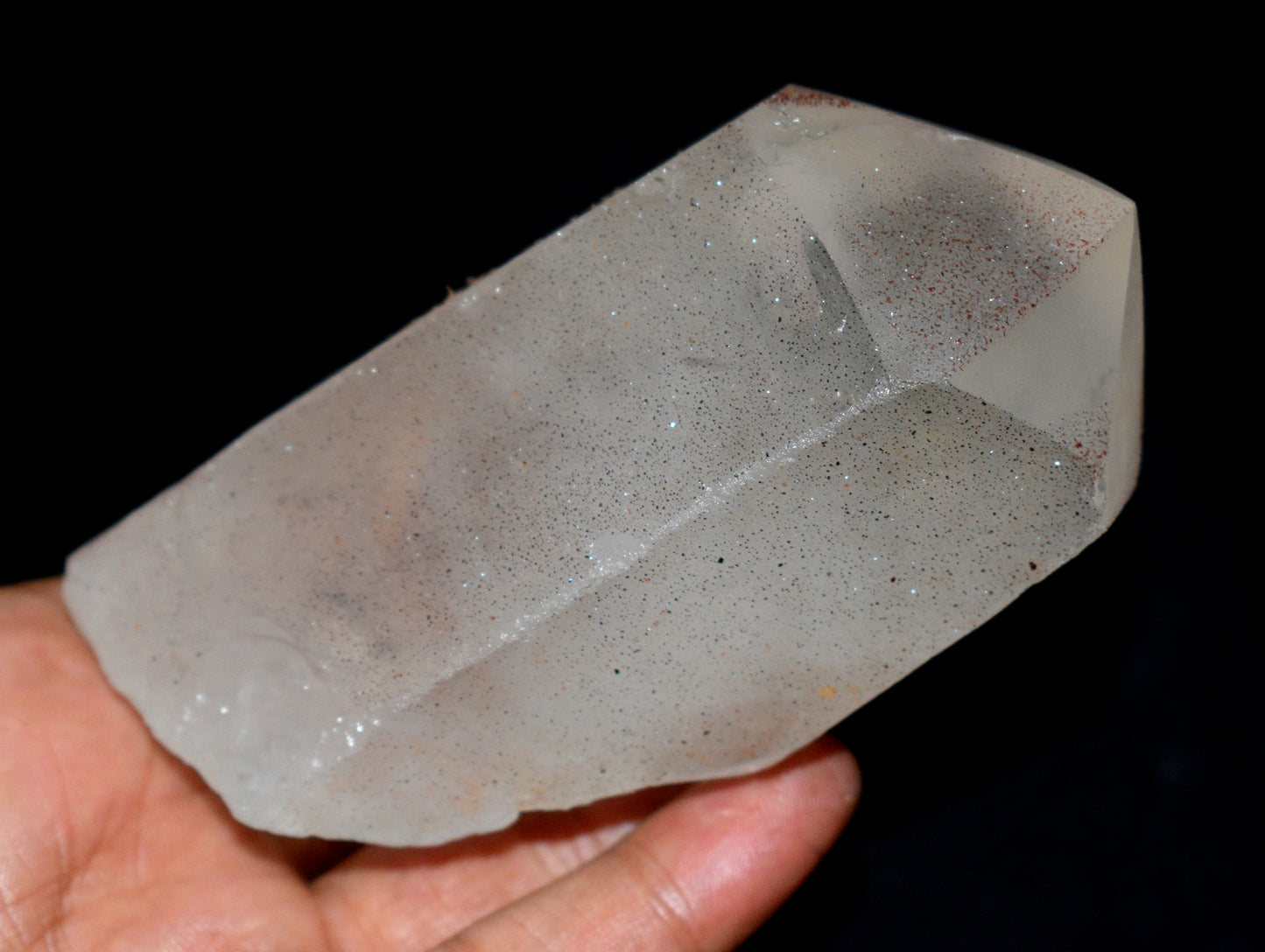 Beautiful Natural Lemurian Crystal – Clear Energizing- {Weight- 368.80 Gram},