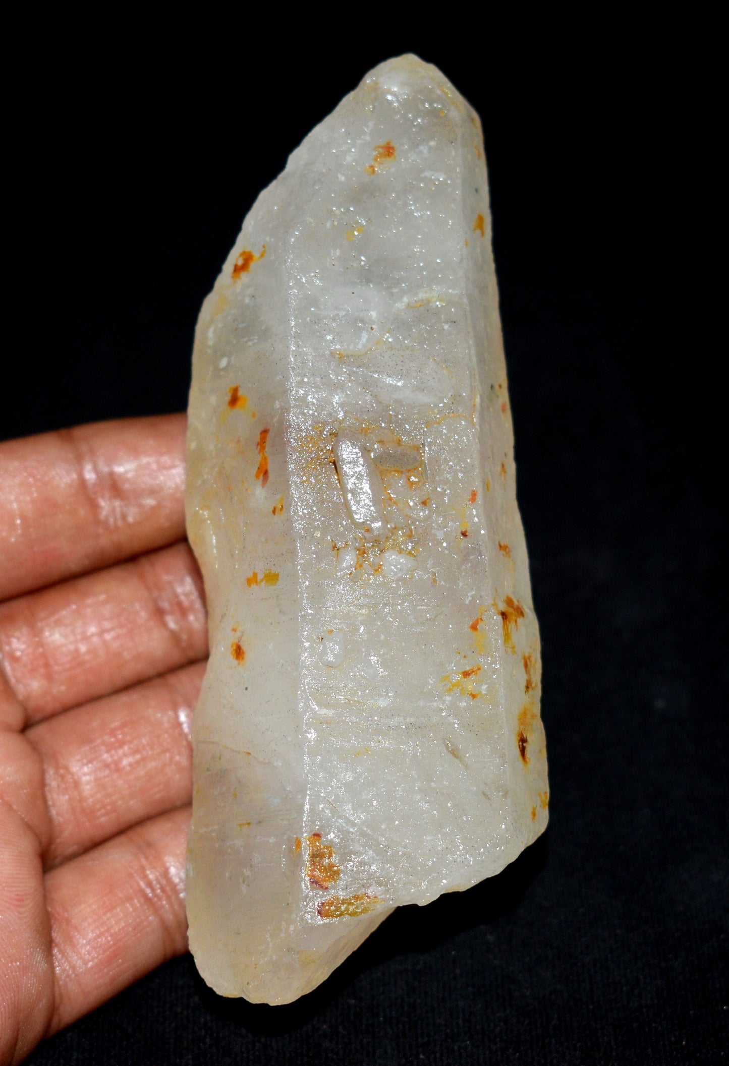 Lemurian Quartz Crystal Big Size – Clear Energizing- {Weight- 268.10 Gram},