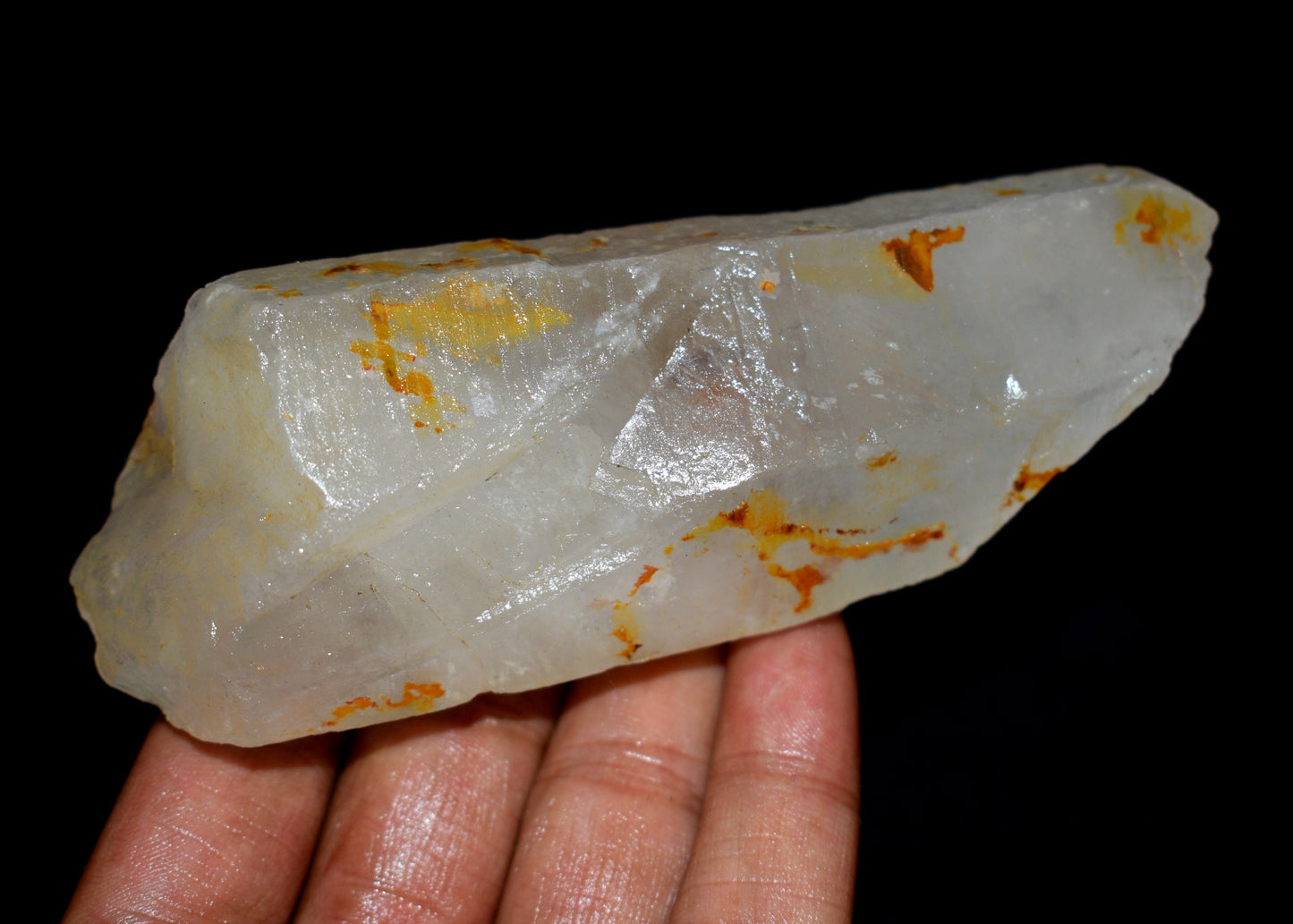 Lemurian Quartz Crystal Big Size – Clear Energizing- {Weight- 268.10 Gram},