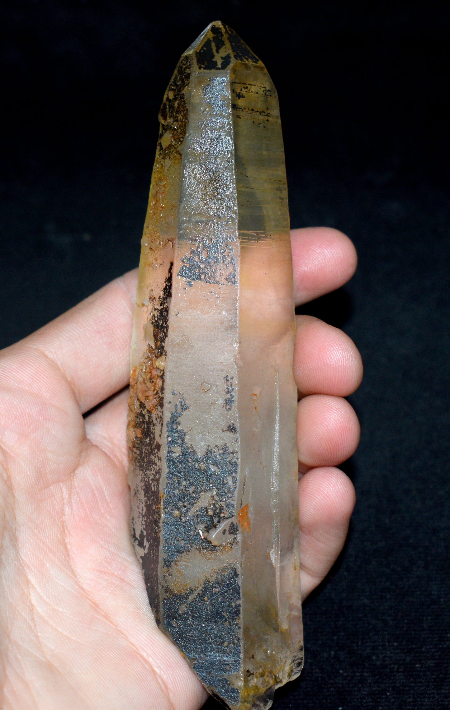 Lemurian Big Size Crystal – Clear Energizing- {Weight- 158.00 Gram},