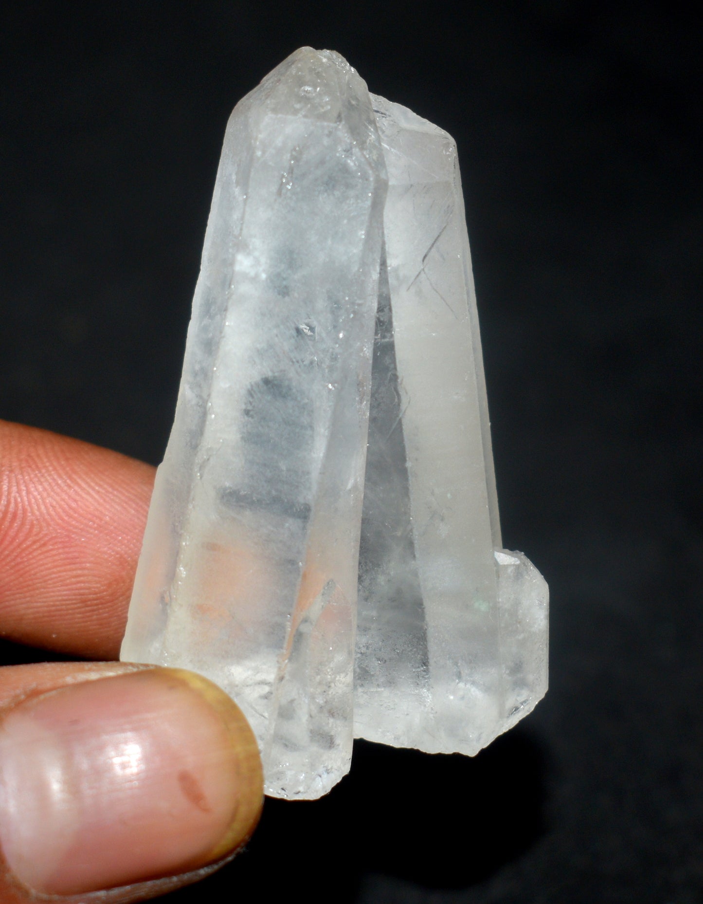 Beautiful Tantric Twin Window Crystal – Soul Mate Crystal - Enhances Energy Flow and Spiritual Healing- {Weight- 33.50 Gram}