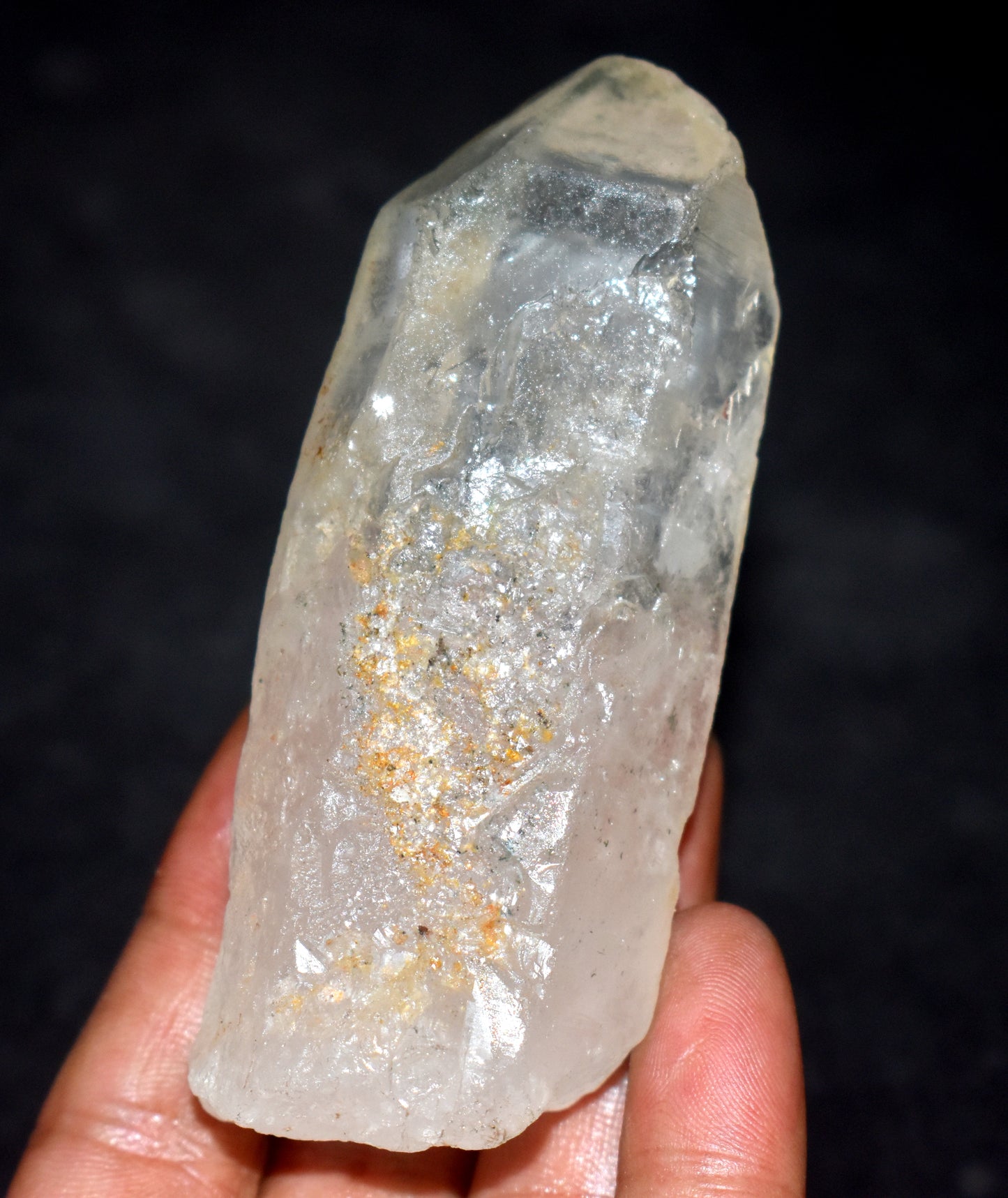 Lemurian Quartz Crystal – Clear Energizing- {Weight- 171.10 Gram}