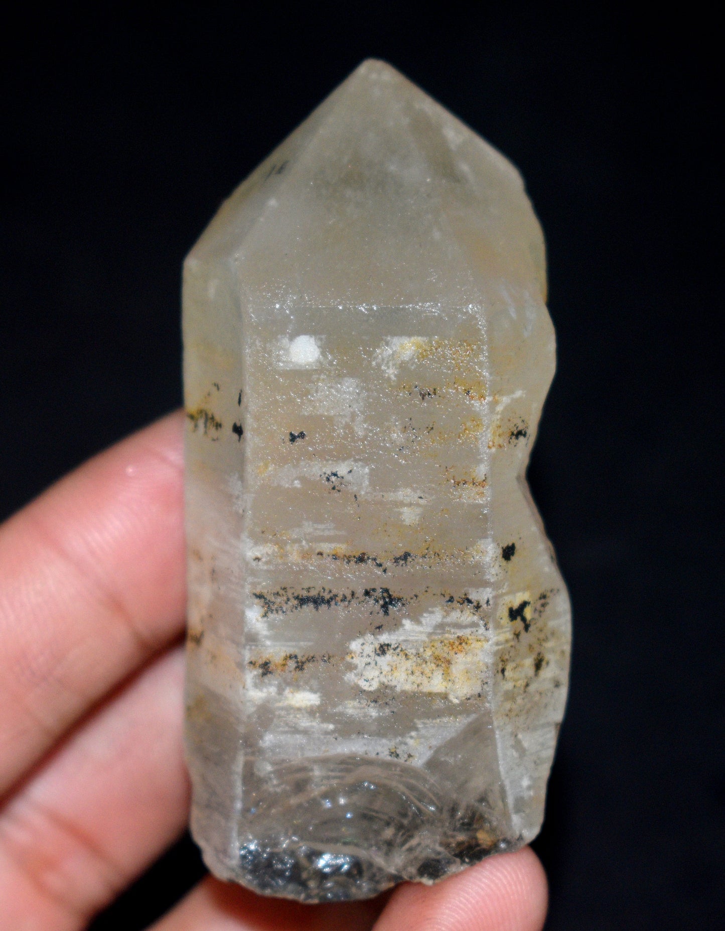 Lemurian Seed Crystal Point – Clear Energizing- {Weight- 82.00 Gram},