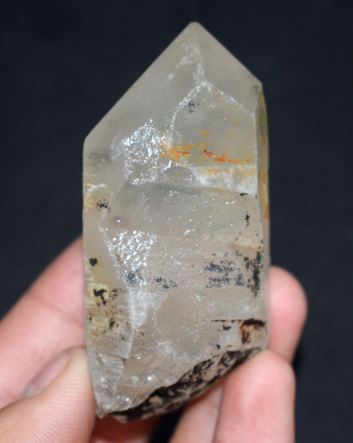 Lemurian Seed Crystal Point – Clear Energizing- {Weight- 82.00 Gram},