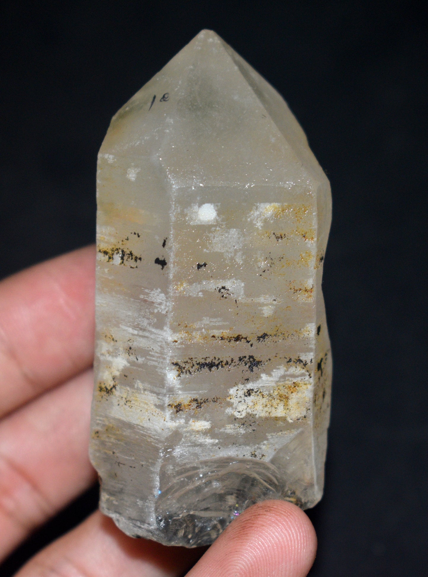 Lemurian Seed Crystal Point – Clear Energizing- {Weight- 82.00 Gram},