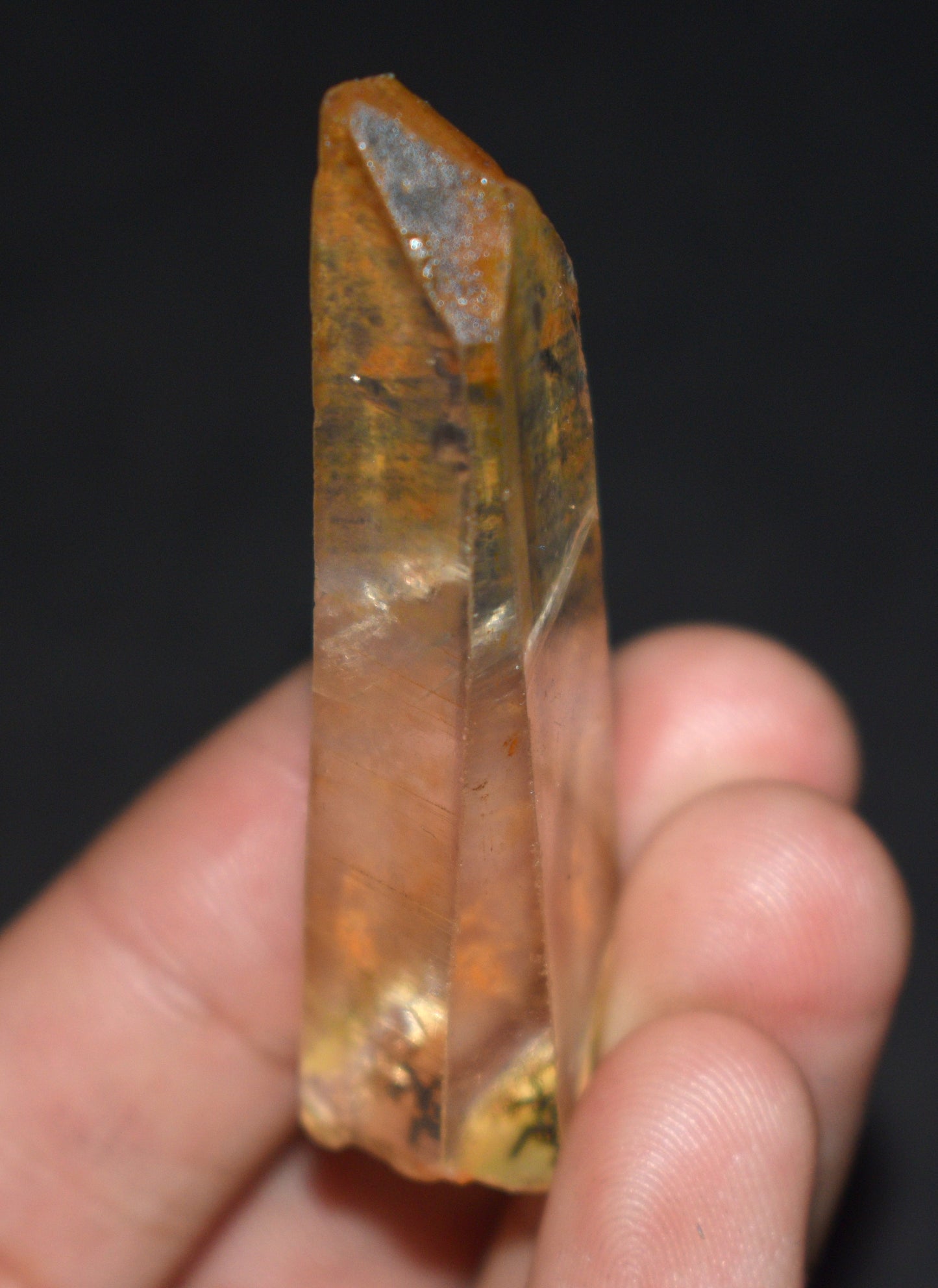 Lemurian Seed Crystal Point – Clear Energizing- {Weight- 17.00 Gram},