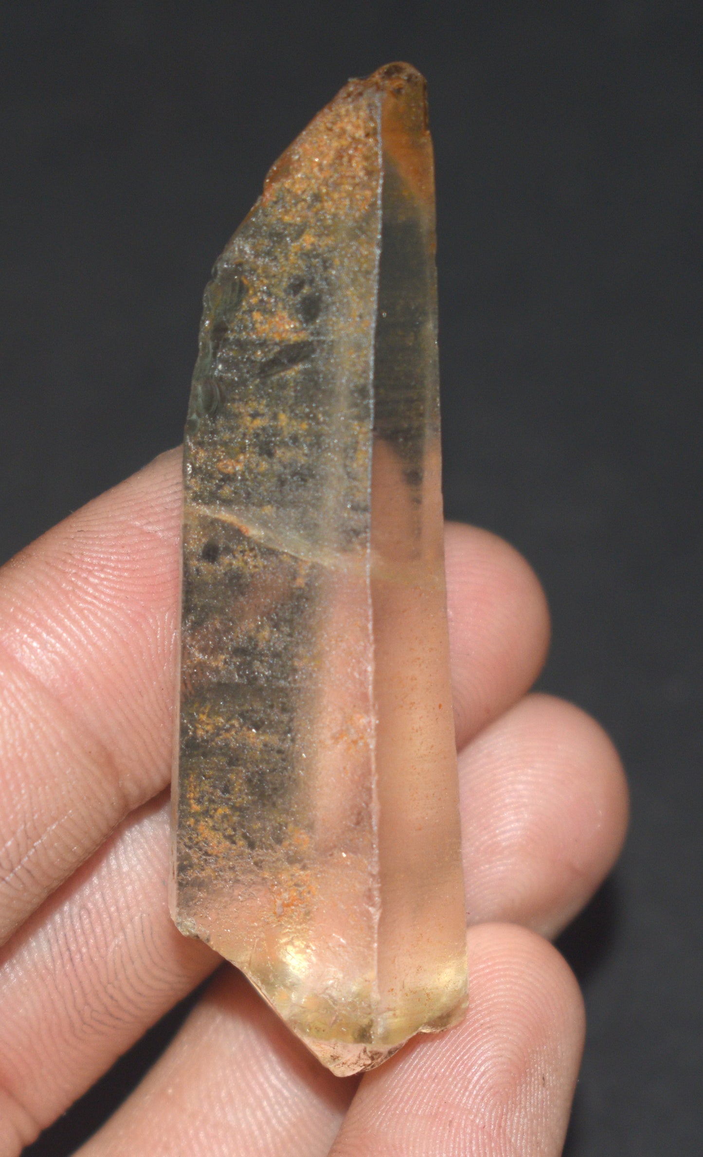Lemurian Seed Crystal Point – Clear Energizing- {Weight- 17.00 Gram},
