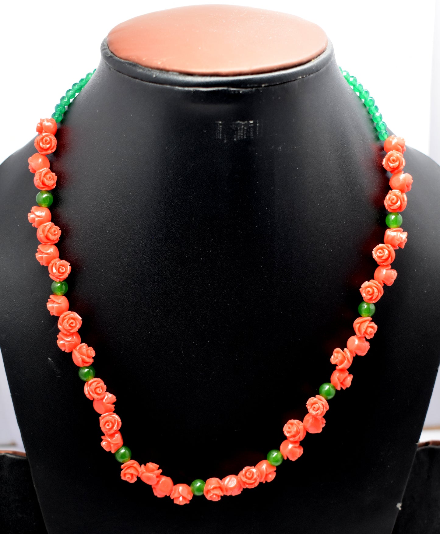 Rose Coral Bead Necklace, 18'' Length, 8mm Beads – Unlock Love, Healing, and Emotional Clarity#RoseCoralBeads #HealingJewelry #EmotionalClarity #LoveAndHealing #ChakraBalance #SpiritualHealing #PositiveEnergy #HolisticWellness #NaturalHealing #MeditationJewelry #SelfCareJewelry #EnergyBoost #PeacefulMind #RoseCoralNecklace #HealingStones