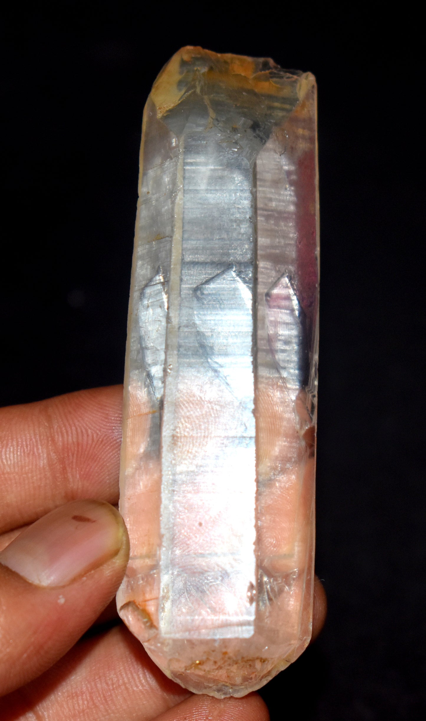 Wonderful Natural Lemurian Temple Crystal – Clear Energizing- {Weight- 99.00 Gram},