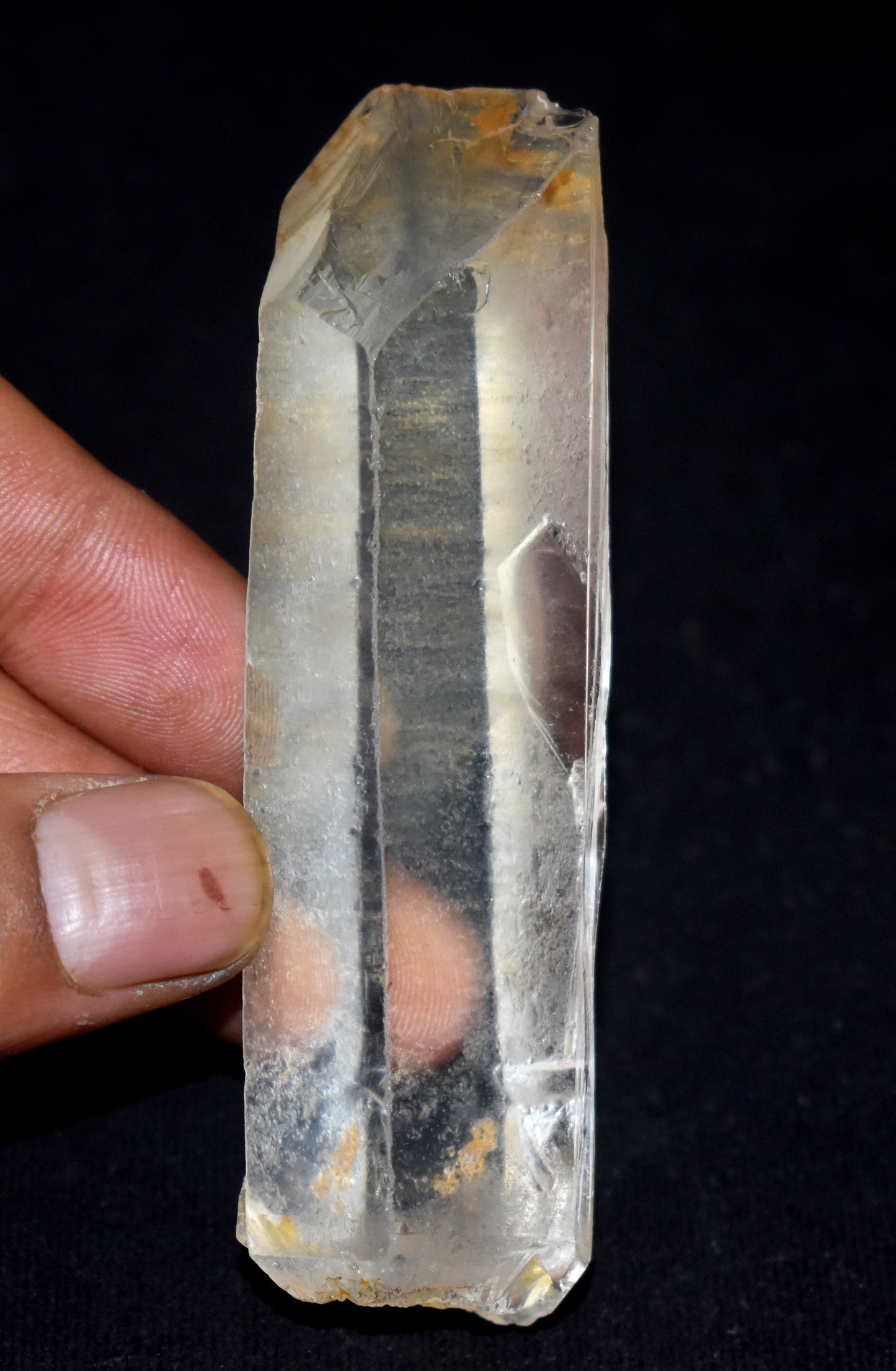 Wonderful Natural Lemurian Temple Crystal – Clear Energizing- {Weight- 99.00 Gram},