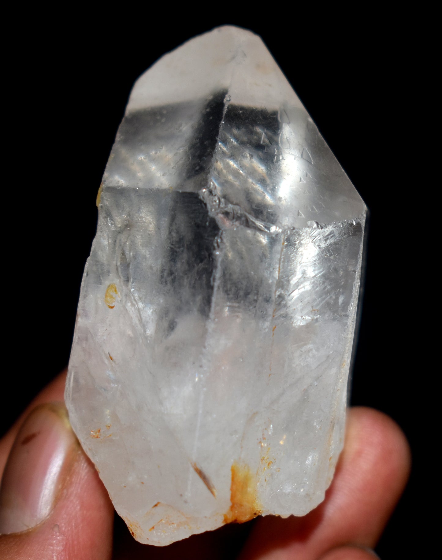Wonderful Natural Lemurian Crystal – Clear Energizing- {Weight- 130.00 Gram},
