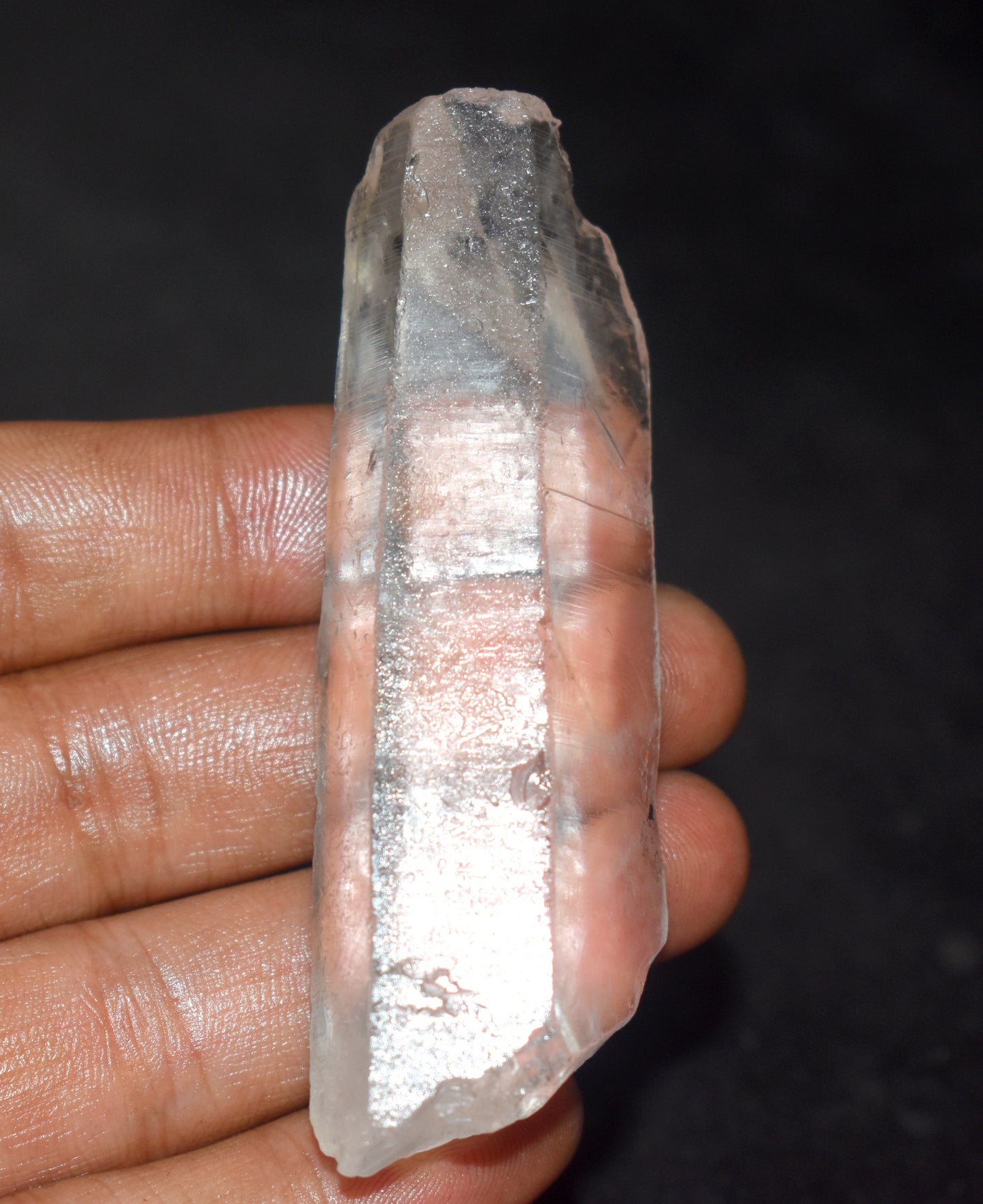Lemurian Quartz Crystal – Clear Energizing- {Weight- 56.28 Gram},,,