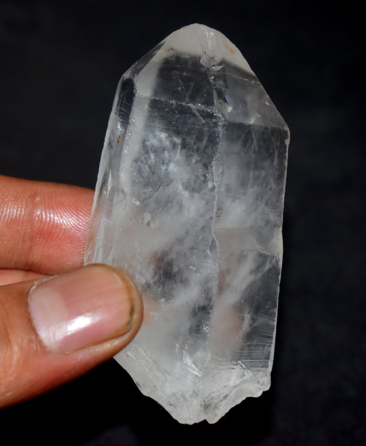 Lemurian Quartz Crystal – Clear Energizing- {Weight- 88.03 Gram},