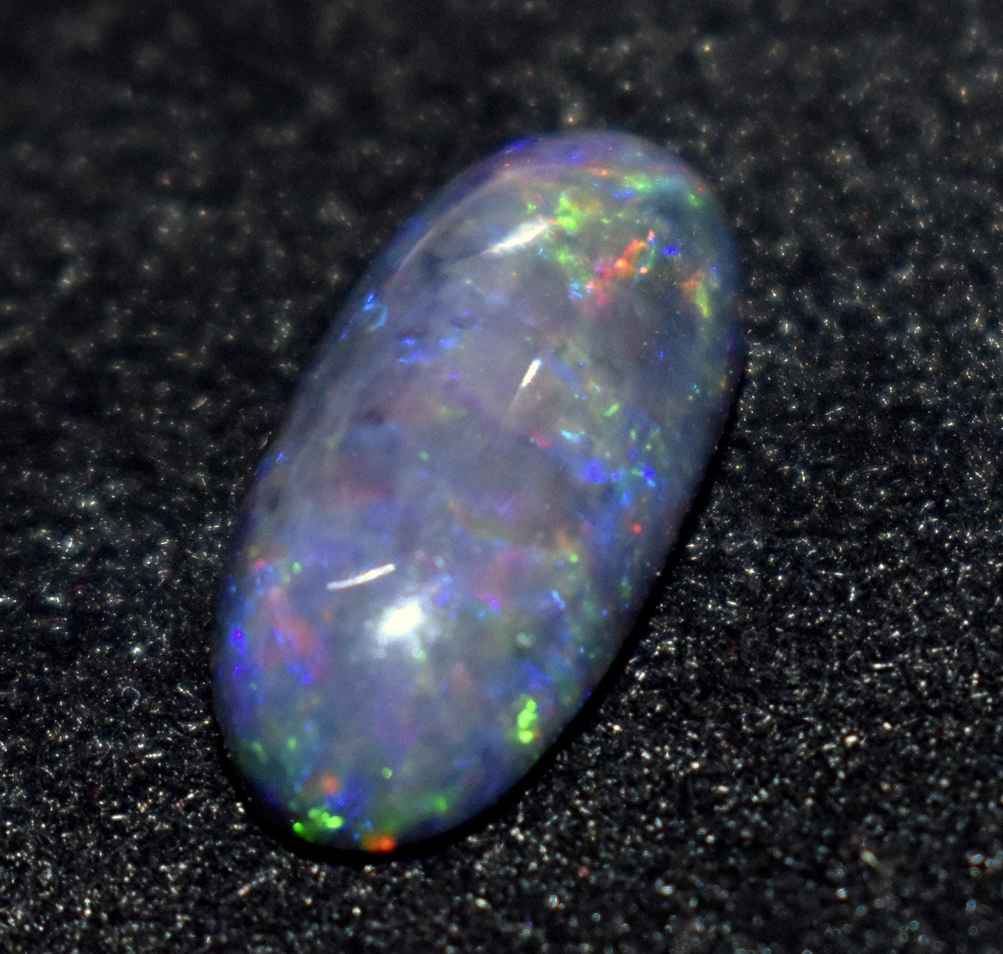 Black Opal, Oval Welo Fire, Cabochon Loose Gemstone, 4.50 Ct, Size-9x18.5x5mm, For Jewelry Making, Gift For Her,