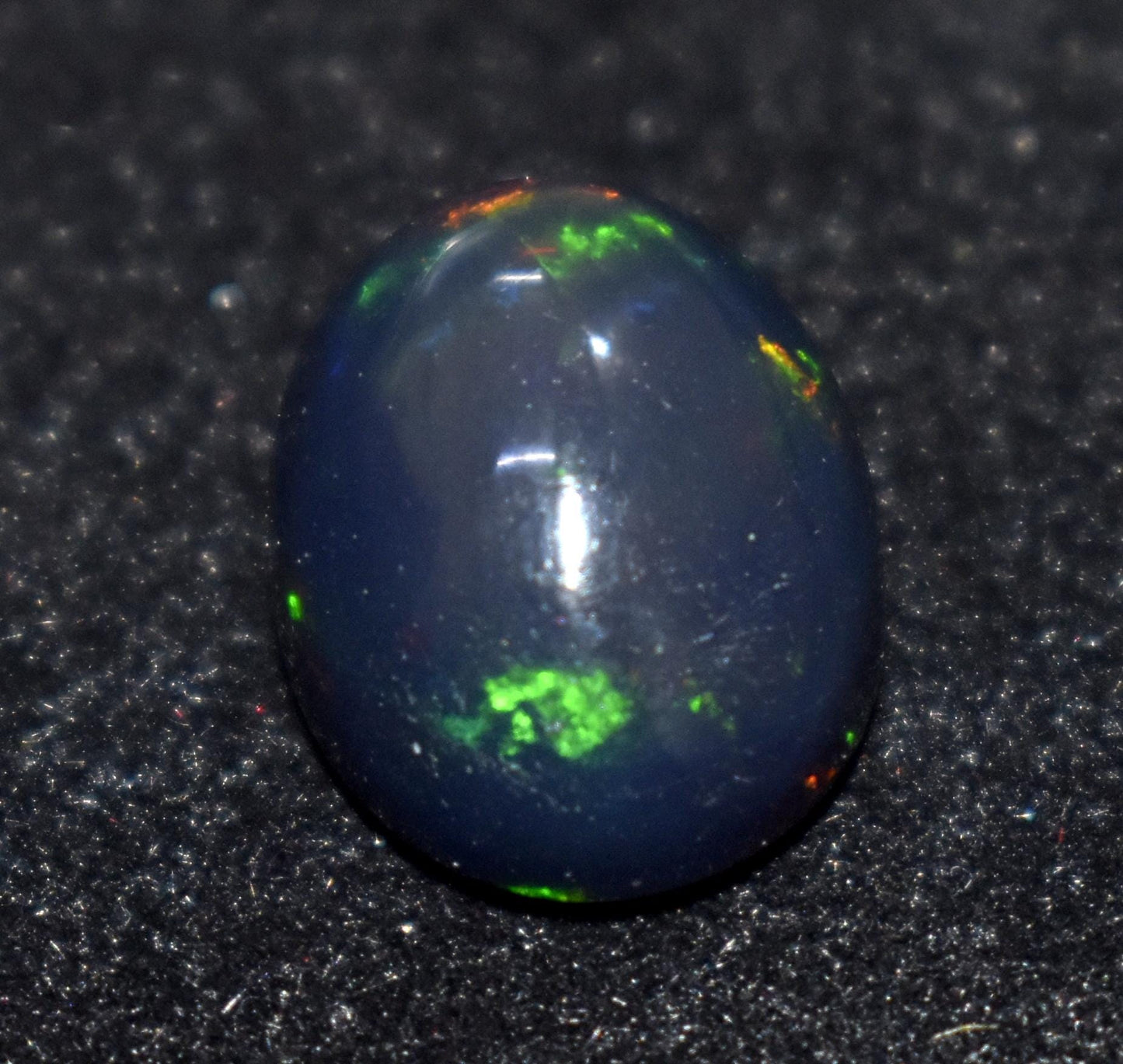 Beautiful Black Opal, Oval Welo Fire, Cabochon Loose Gemstone, 4.10 Ct, Size-9.5x14.5x5mm, For Jewelry Making, Gift For Her,