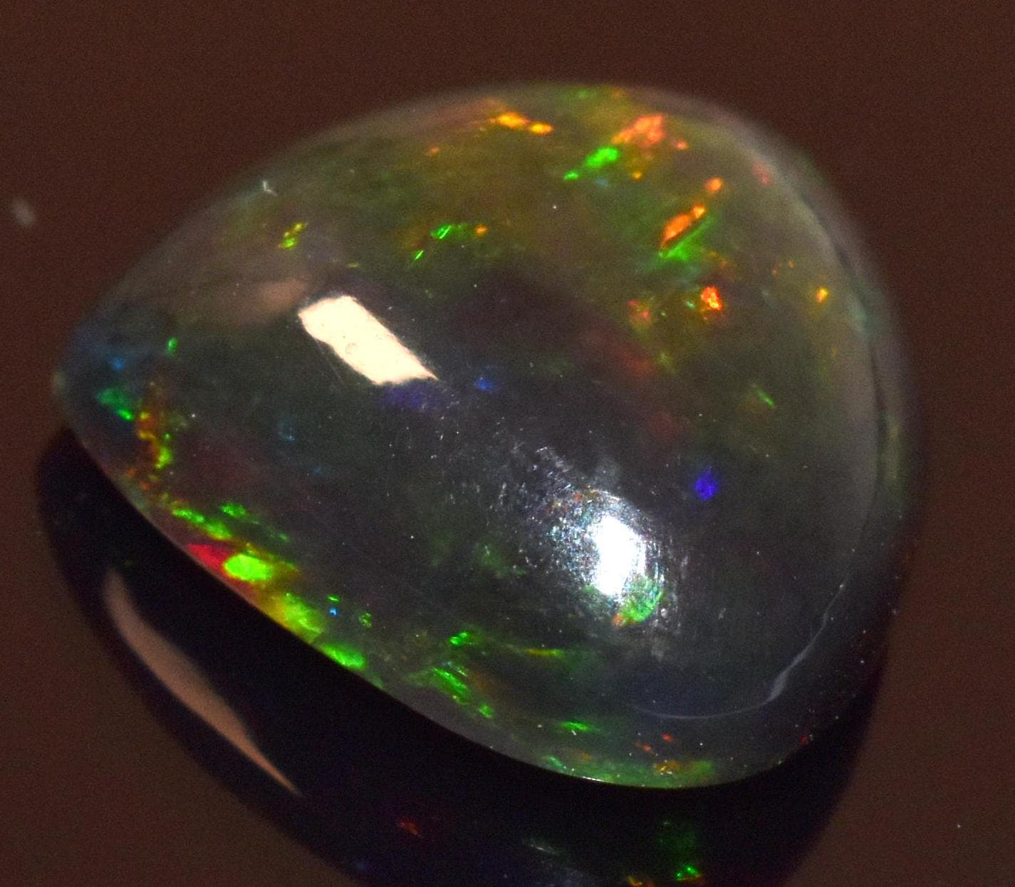 Black Ethiopian Opal, Heart Shape Welo Fire Cabochon Loose Gemstone, 5.25 Crt, Size-15x14x6mm, For Jewelry Making,