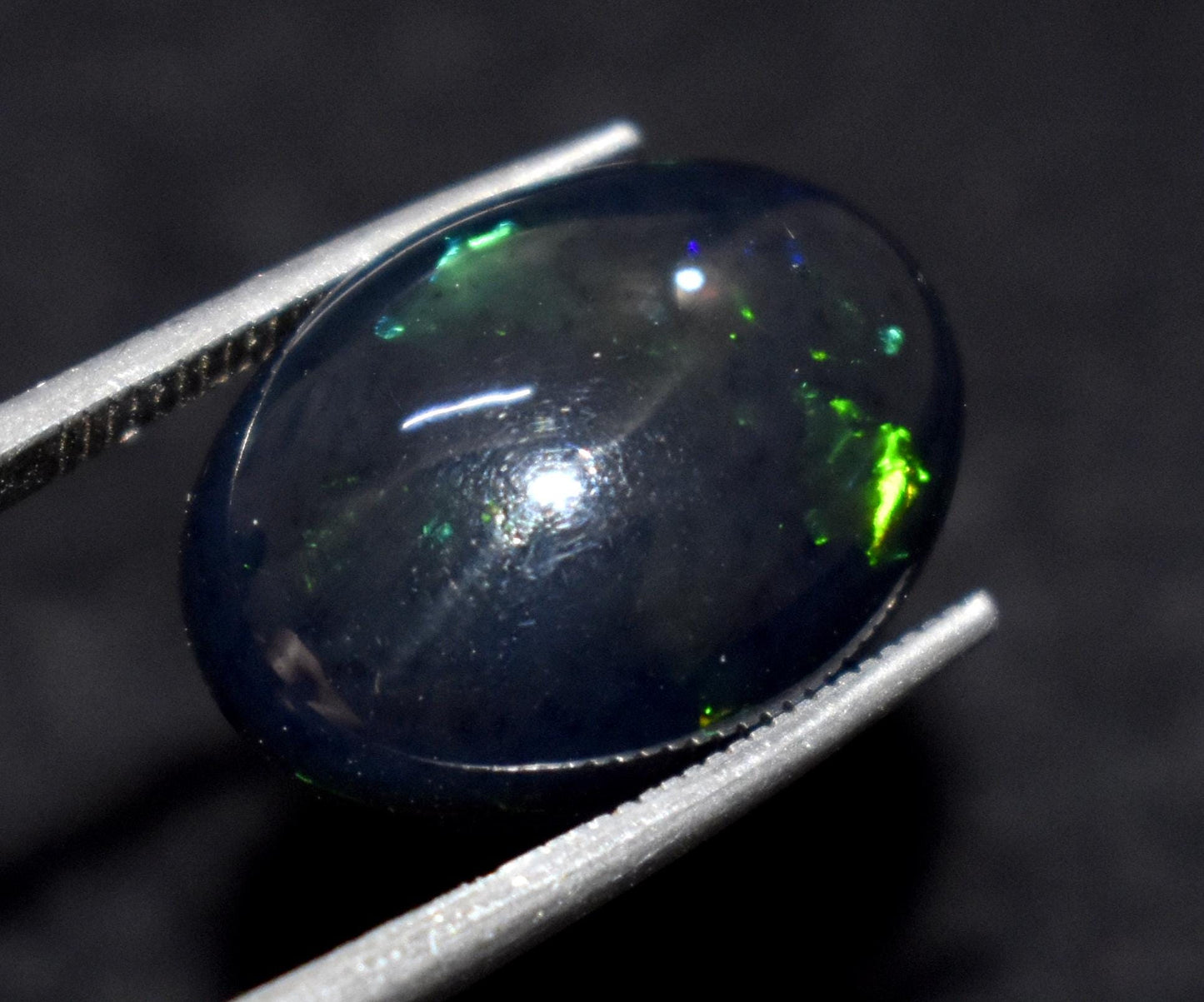 Beautiful Black Opal, Oval Welo Fire, Cabochon Loose Gemstone, 6.60 Ct, Size-13X18X6mm, For Jewelry Making, Gift For Her,