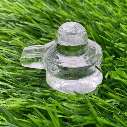Beautiful Crystal Shivling for Puja & Meditation – Spiritual Awakening" {Weight-23.00 Gram}