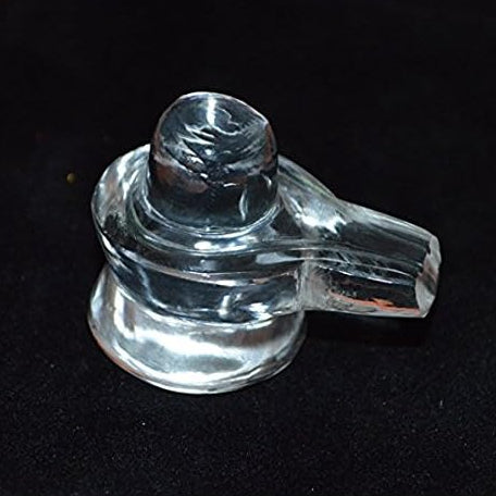Crystal Shivling for Puja & Meditation – Spiritual Awakening" {Weight-15.00 Gram}