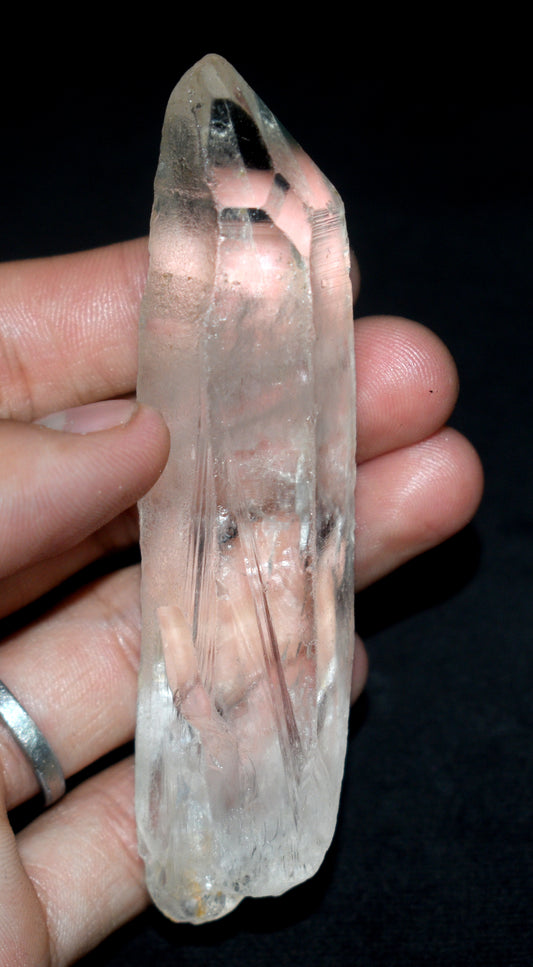 Lemurian Seed Window Crystal Point – Clear Energizing- {Weight- 70.00 Gram},