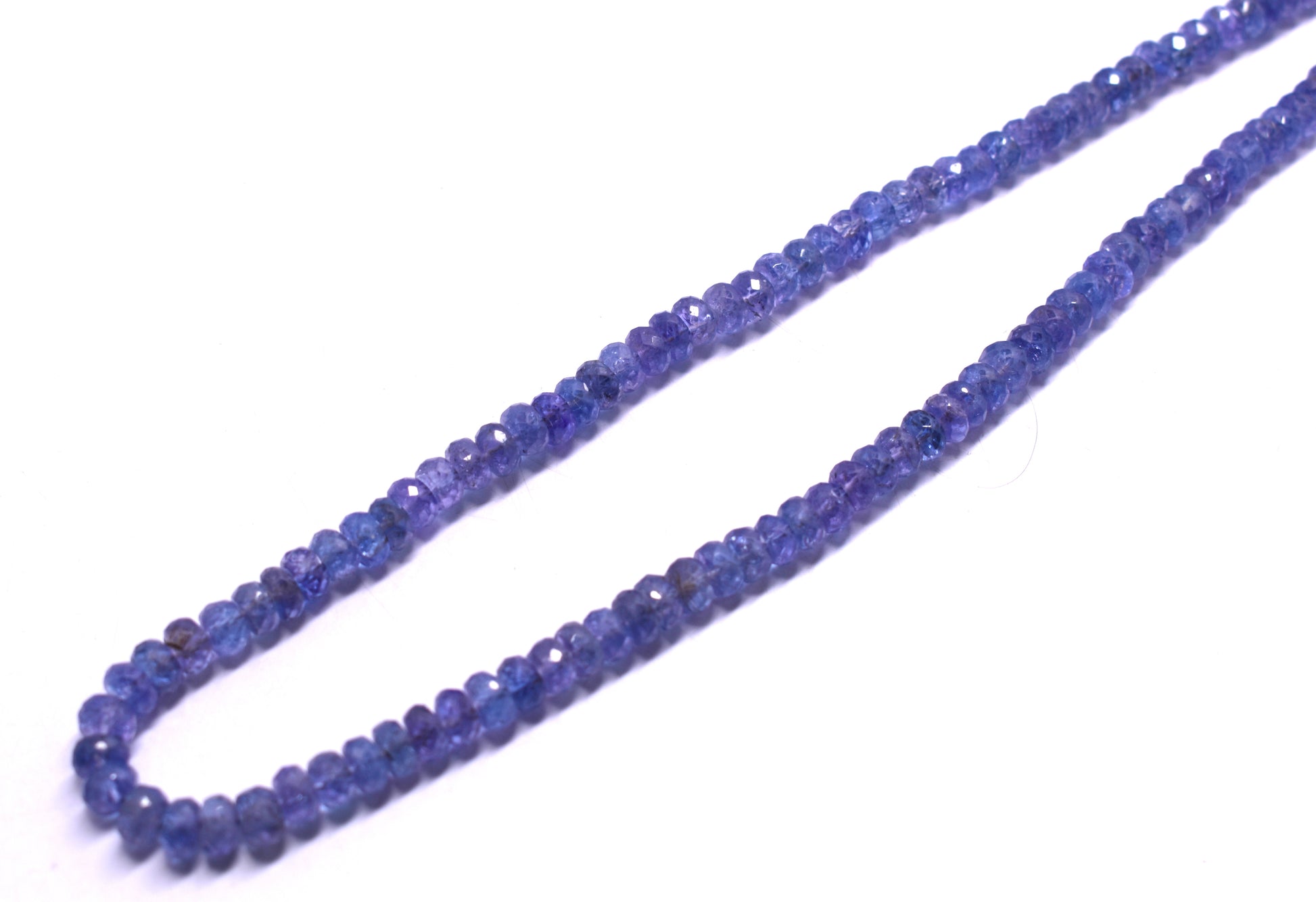 A dazzling strand of natural Tanzanite faceted beads, weighing 90.50 carats, ideal for sophisticated jewelry.
#TanzaniteBeads #FacetedBeads #GemstoneJewelry #LuxuryJewelry #NaturalGemstones #ElegantStyle #StatementJewelry #ChicJewelry






