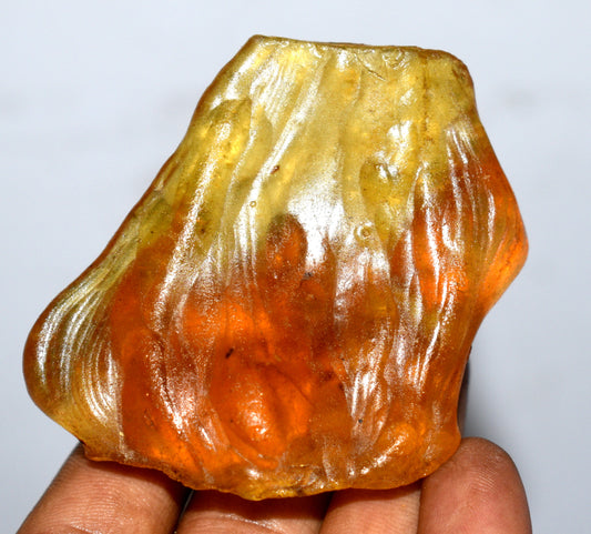 Beautiful Natural Amber Raw Stone {Weight-29.70 Gram}
