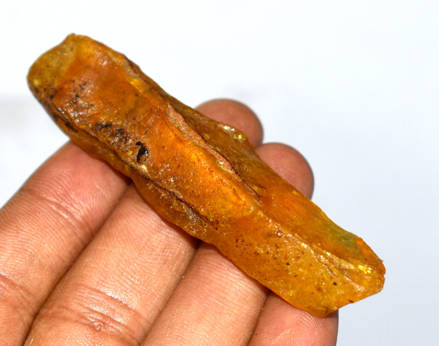 Beautiful Natural Amber Raw Stone {Weight-10.80 Gram}