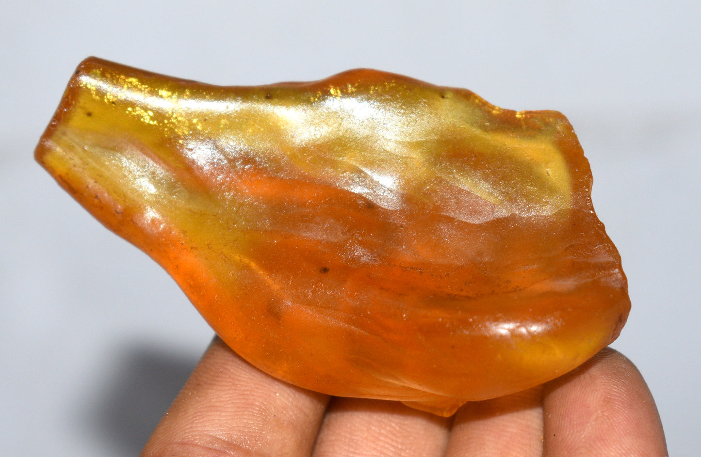 Beautiful Natural Amber Raw Stone {Weight-23.00 Gram}