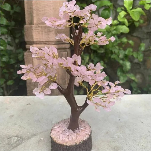 Beautiful Rose Quartz Tree – Supports Healing, Emotional Balance, and Romantic Energy #RoseQuartz #Healing #EmotionalBalance #Romance #CrystalDecor