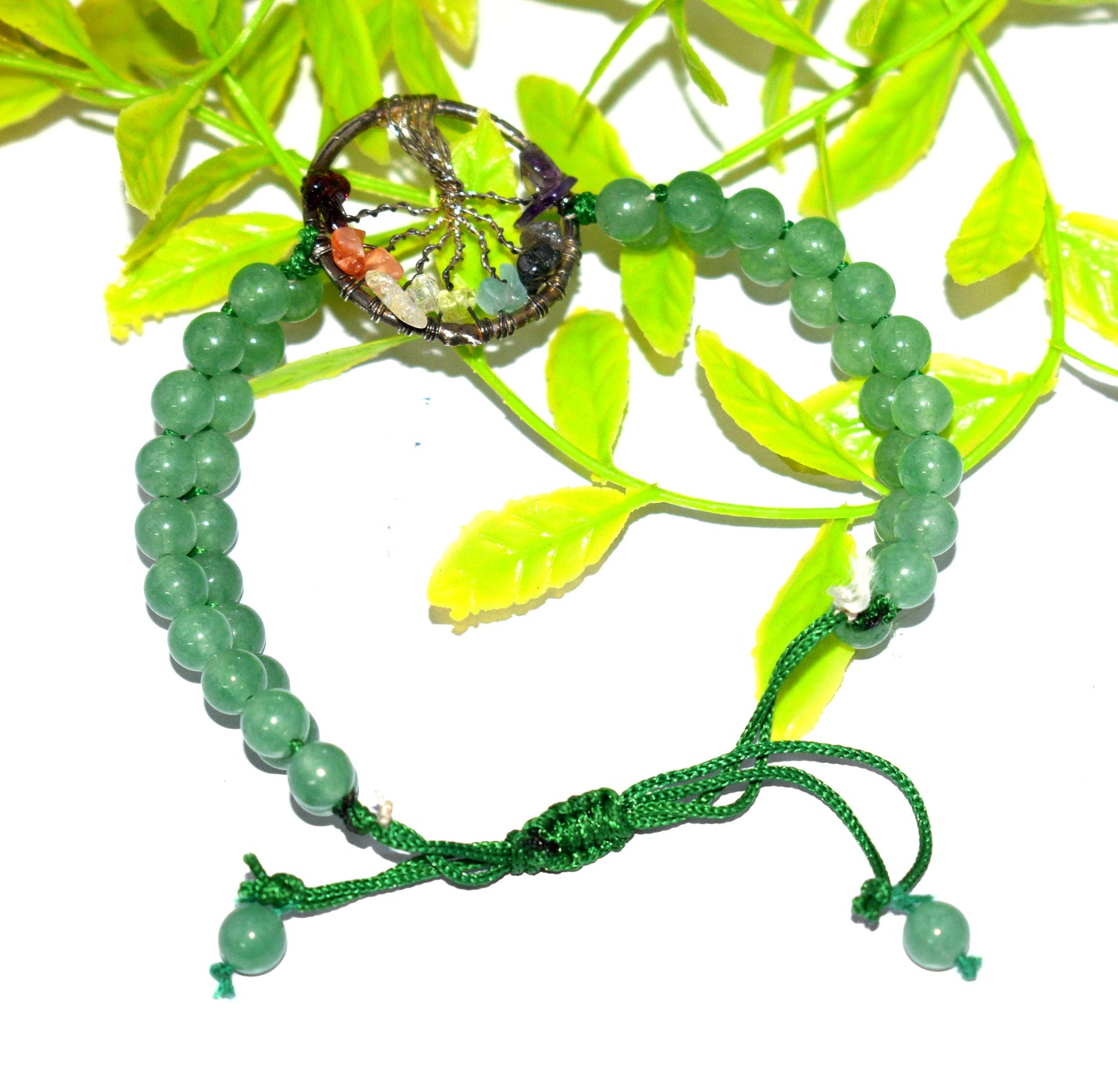 7 Chakra & Green Aventurine Double Beaded Healing Bracelet