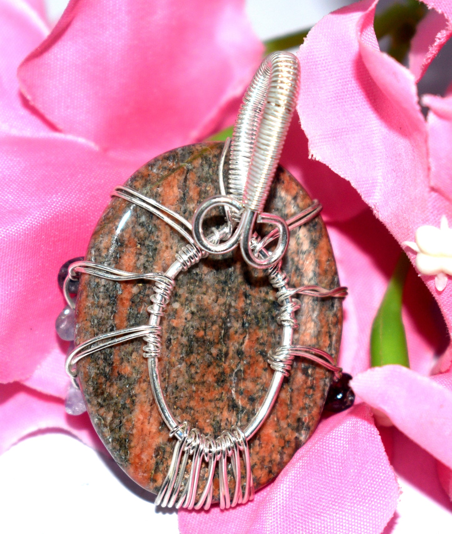 7 Chakra Healing Tree Pendant - Wire Wrapped Pendent - {17.04 Gram}