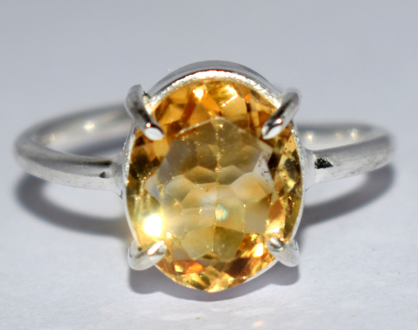 Citrine Adjustable Ring