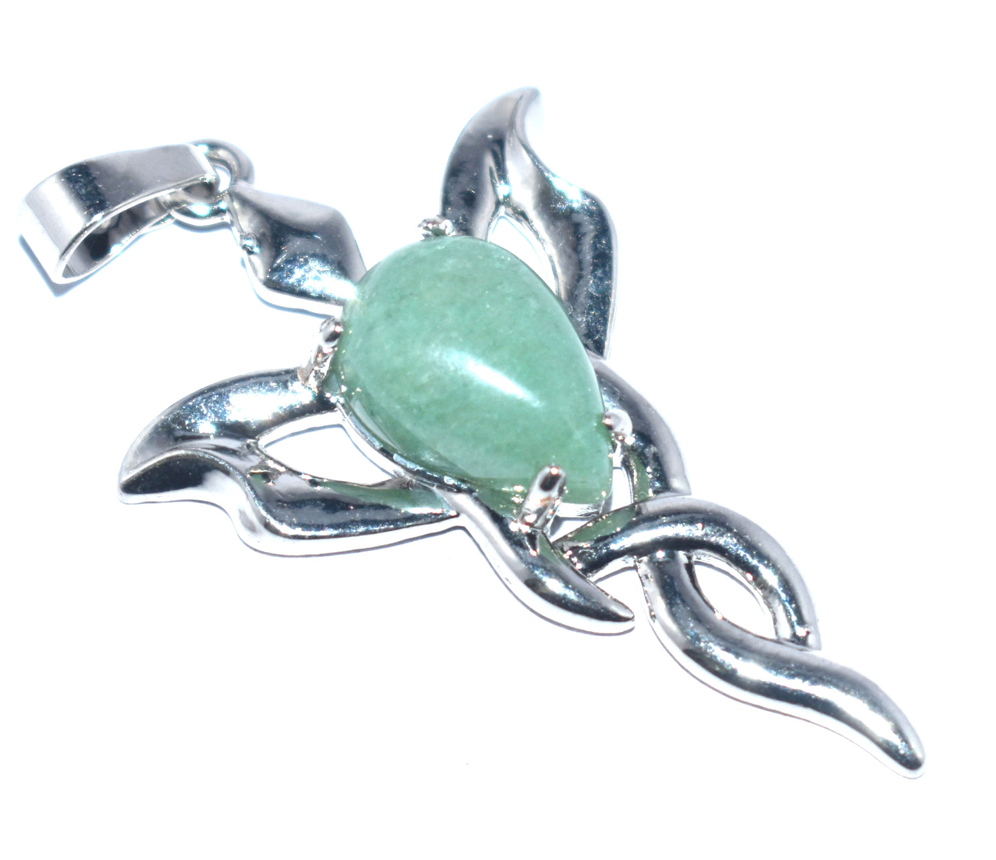 Beautiful Green Aventurine Crystal Locket, {Weight - 5.40 Gram}