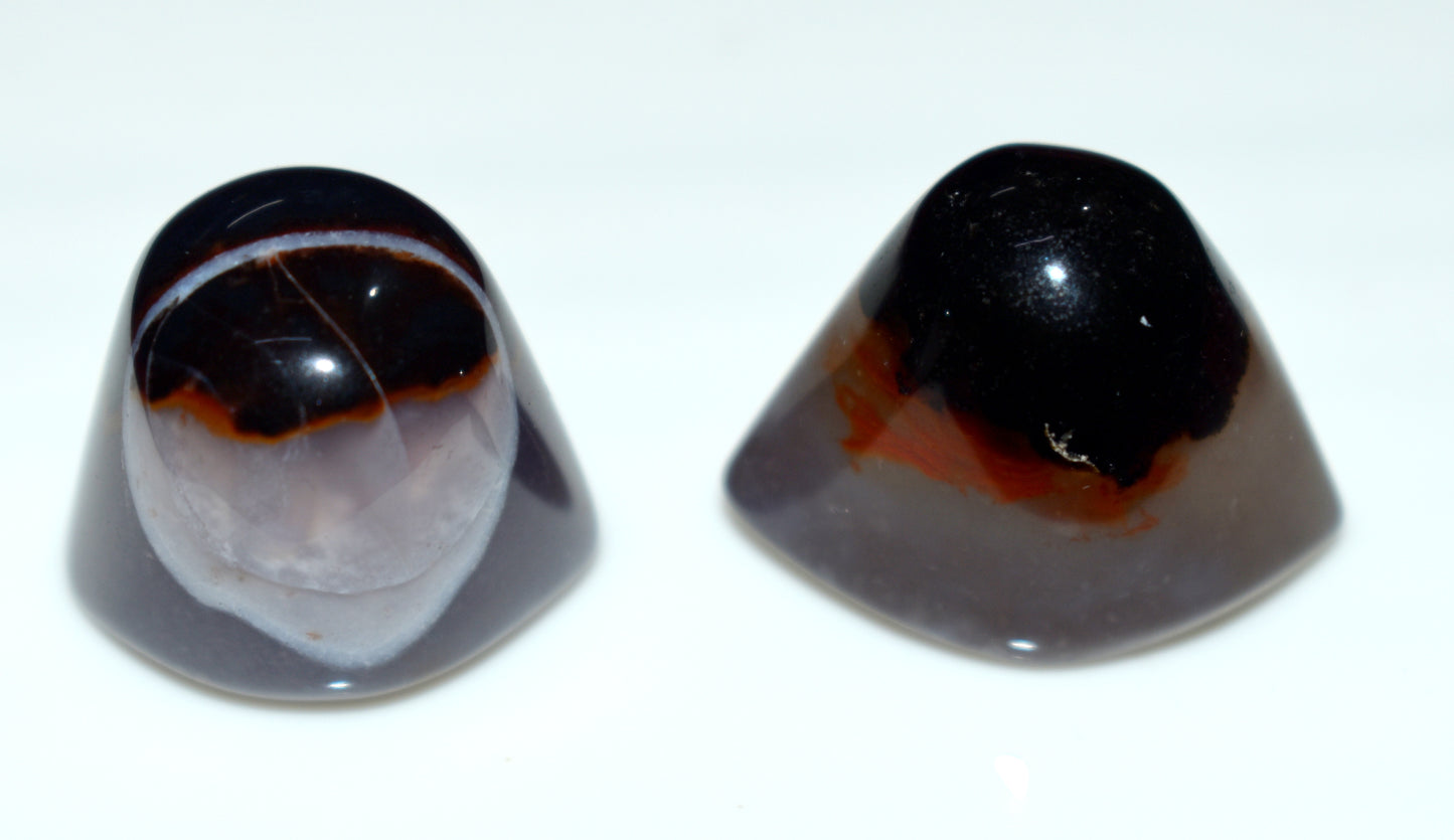 Black Shiva Third Eye Agate Natural Stone