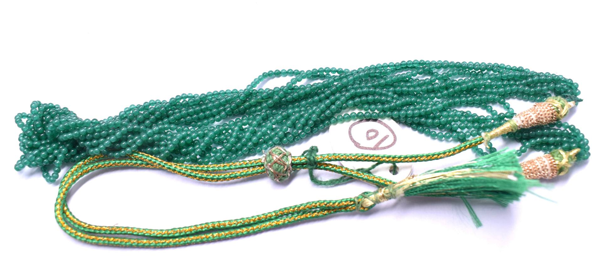Elegant 8-line necklace featuring smooth green onyx beads, weighing 31 grams, perfect for chic, layered looks.
#GreenOnyx #OnyxNecklace #GemstoneJewelry #PlainBeads #ChicJewelry #StylishNecklace






