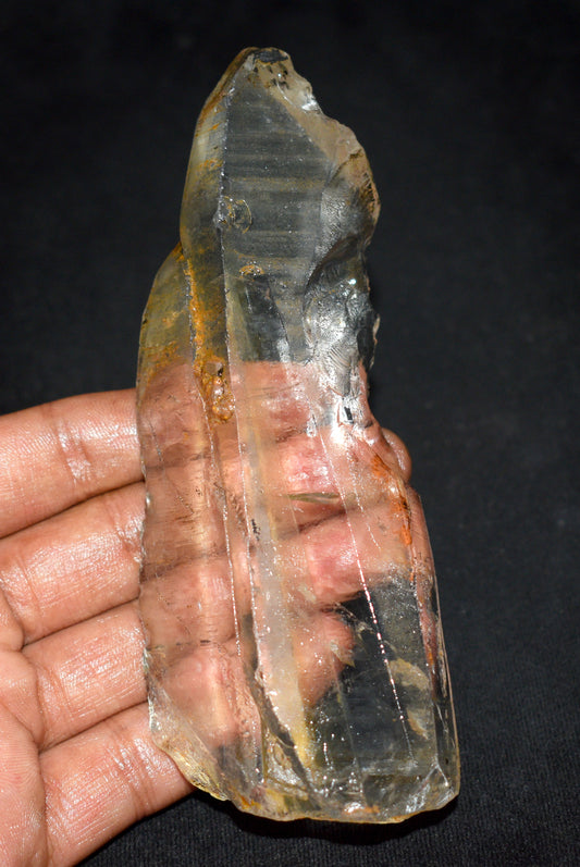 Amazing And Very Rare Himalayan Tantric Twin Clear Lemurian Crystal – Soul Mate Crystal - Enhances Energy Flow and Spiritual Healing- {Weight- 206.10 Gram}