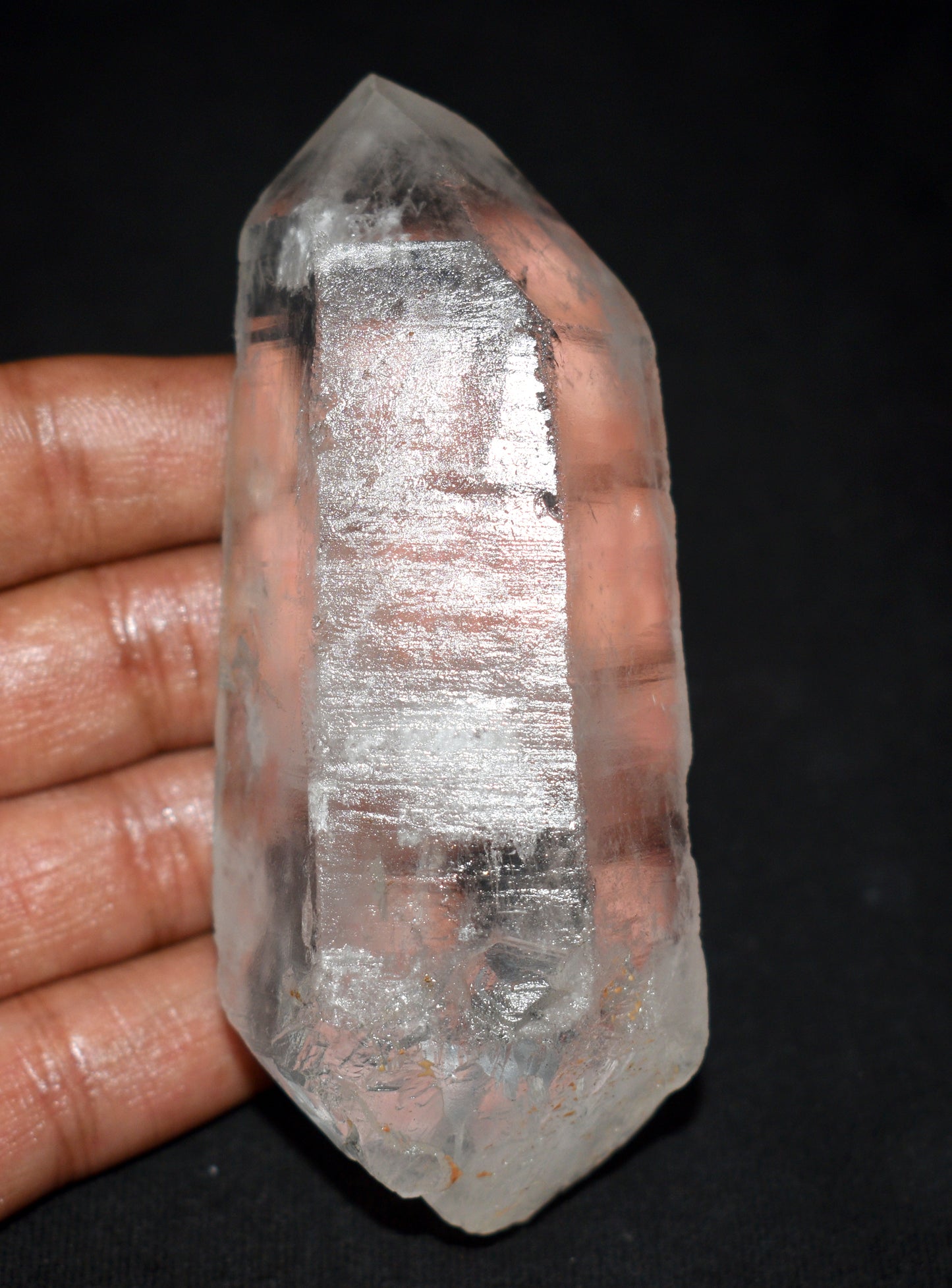 Very Beautiful Natural Lemurian Big Size Crystal – Clear Energizing- {Weight- 208.20 Gram},