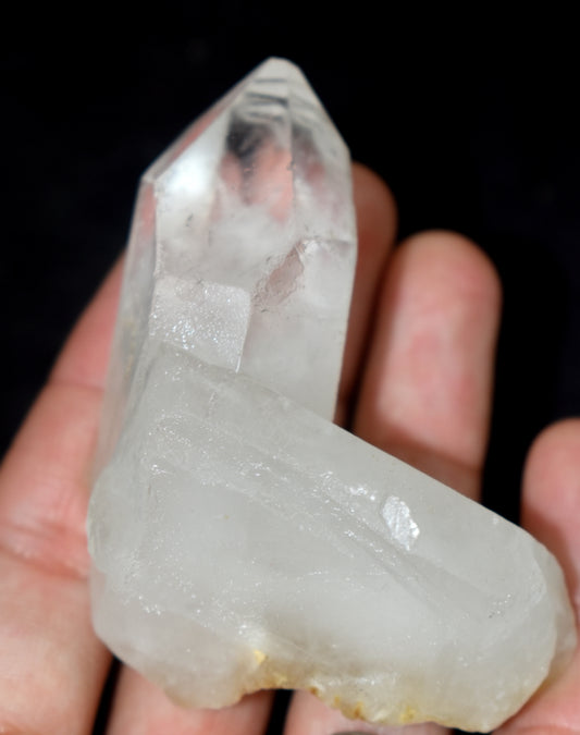 Beautiful Tantric Twin Window Crystal – Soul Mate Crystal - Enhances Energy Flow and Spiritual Healing- {Weight- 88.00 Gram}
