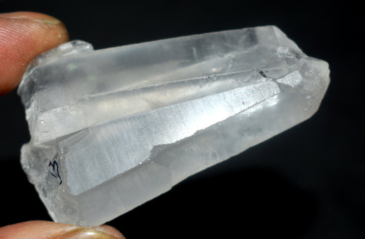 Beautiful Tantric Twin Window Crystal – Soul Mate Crystal - Enhances Energy Flow and Spiritual Healing- {Weight- 33.50 Gram}