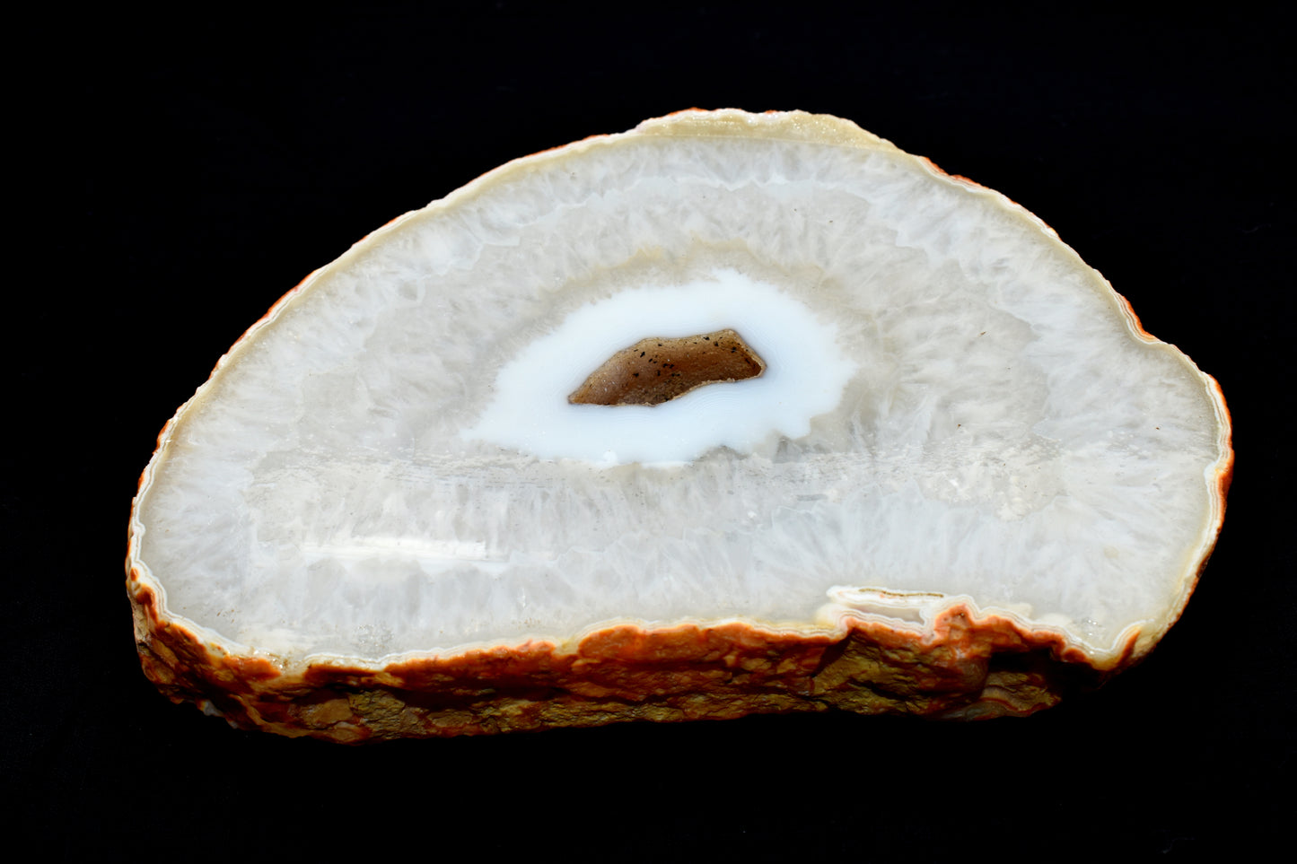 Brazilian Quartz Crystal Geode Slab, Natural Quartz Crystal & Agate