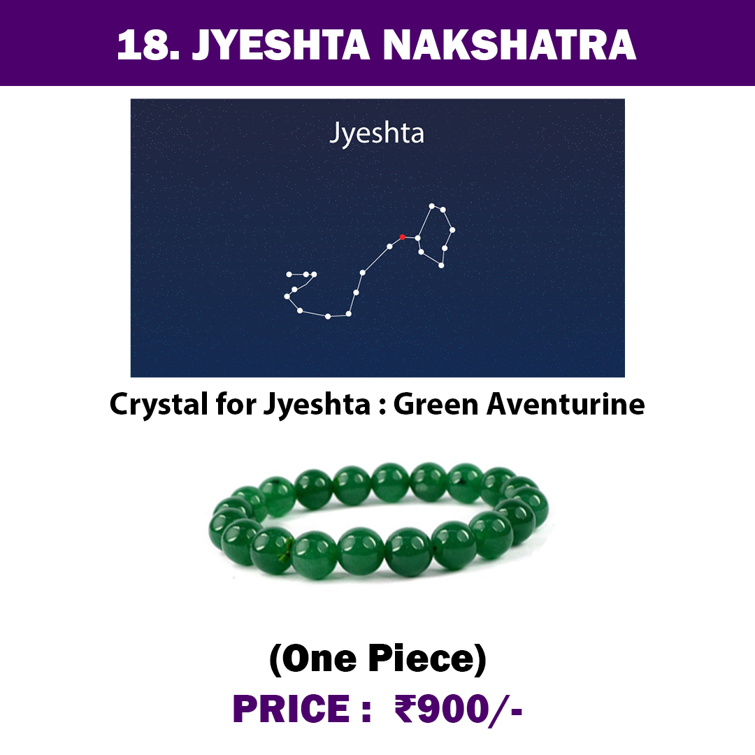 Jyeshta Nakshatra Green Aventurine Adjustable Bracelet – Prosperity and Balance Crystal for Men and Women #JyeshtaNakshatra #HealingCrystals #GreenAventurine #AstrologyJewelry #UnisexBracelet