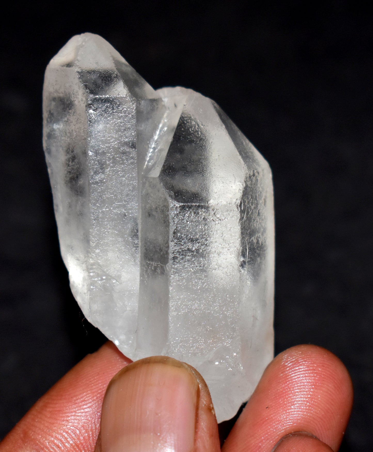 Tantric Twin Crystal, Soul Mate Crystal, Double Pointer - {Weight- 60.20 Gram}
