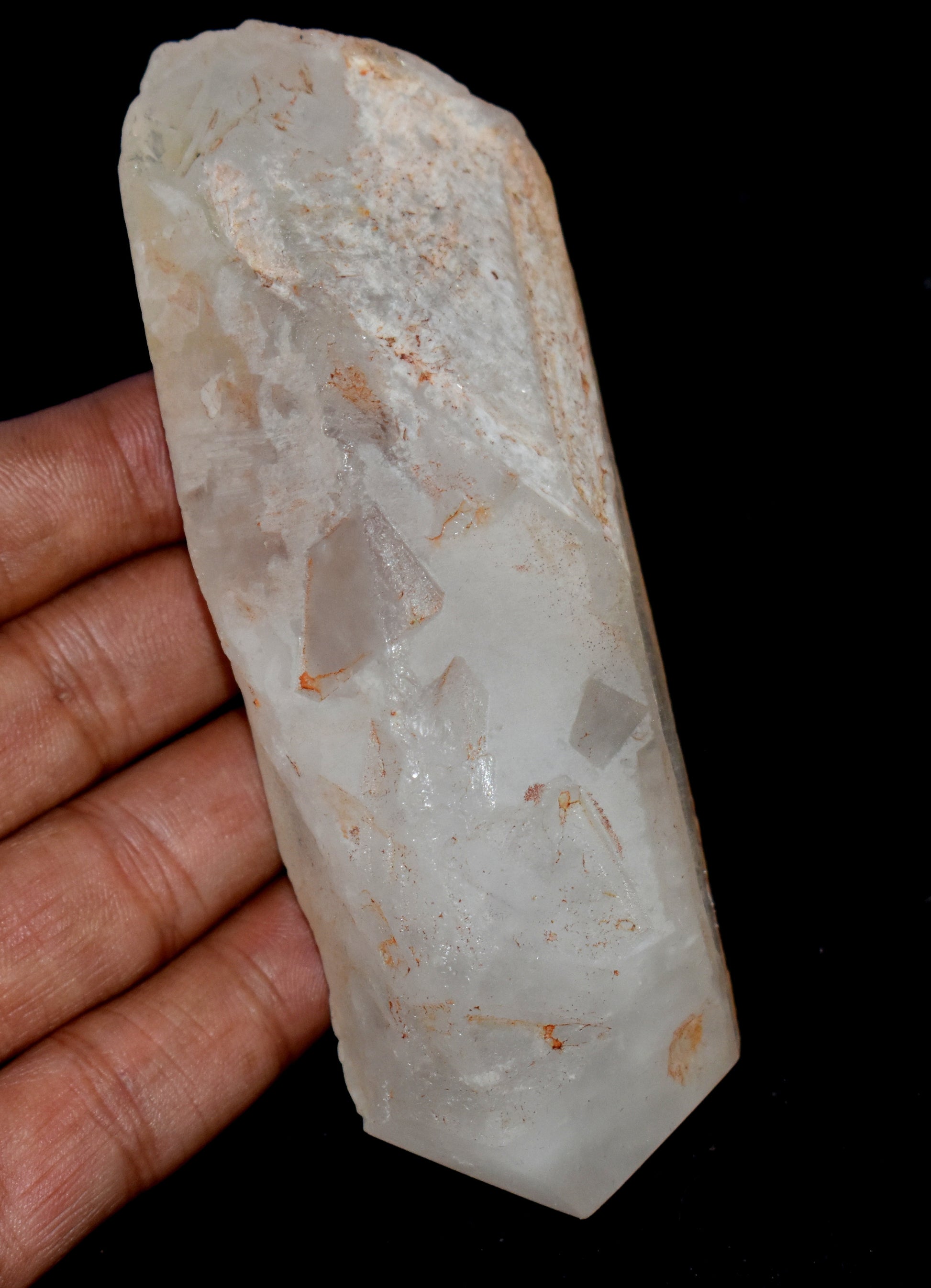 Natural Lemurian Quartz Crystal – High-Vibration, Clear, and Energizing #LemurianQuartz #HighVibration #CrystalHealing #SpiritualEnergy #ClearQuartz