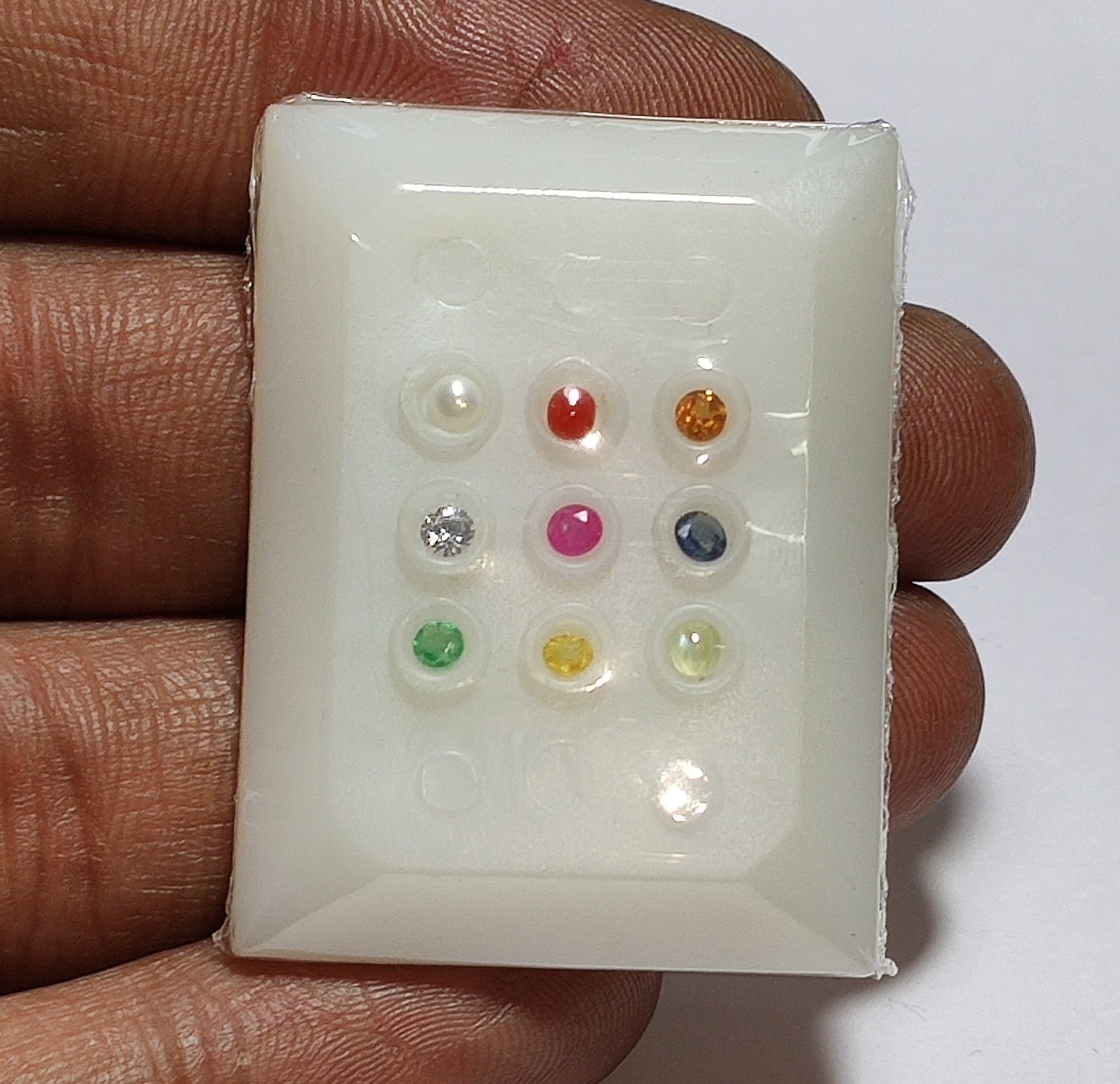 Navratan Gemstone for spiritual healing, energy balance, and positive vibrations #NavratanGemstone #HealingCrystals #SpiritualHealing #EnergyBalance #PositiveVibes #CrystalHealing #GemstoneJewelry #HolisticHealing #ChakraHealing #VastuDecor #DivineBlessings #HealingEnergy #NavratanJewelry